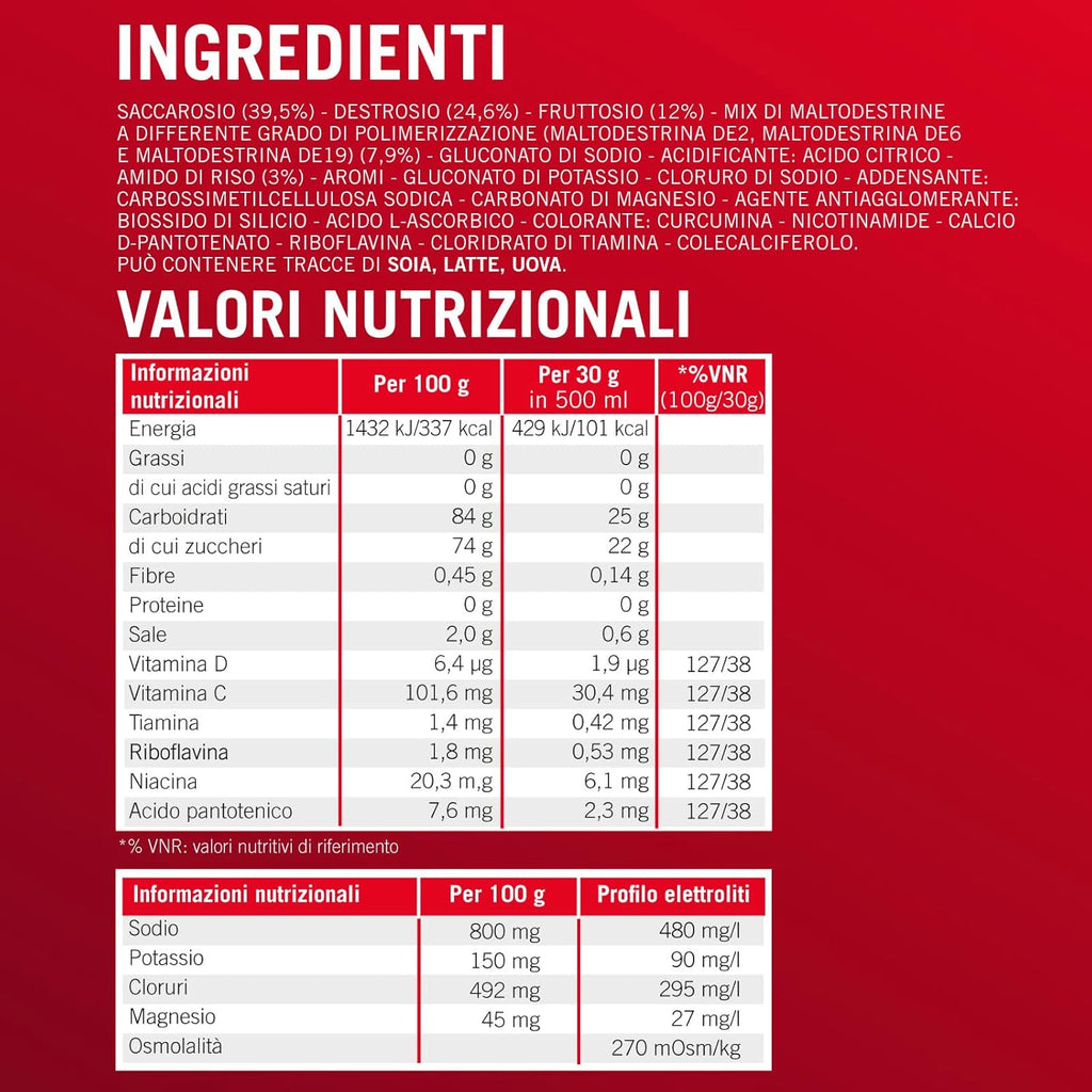 Enervit, Isotonic Drink Arancia, Bevanda Reidratante, Per Reidratarsi Durante Sforzi Prolungati, Riduce la Stanchezza, 25g di Carboidrati a Porzione, Gusto Arancia, Barattolo da 420g
