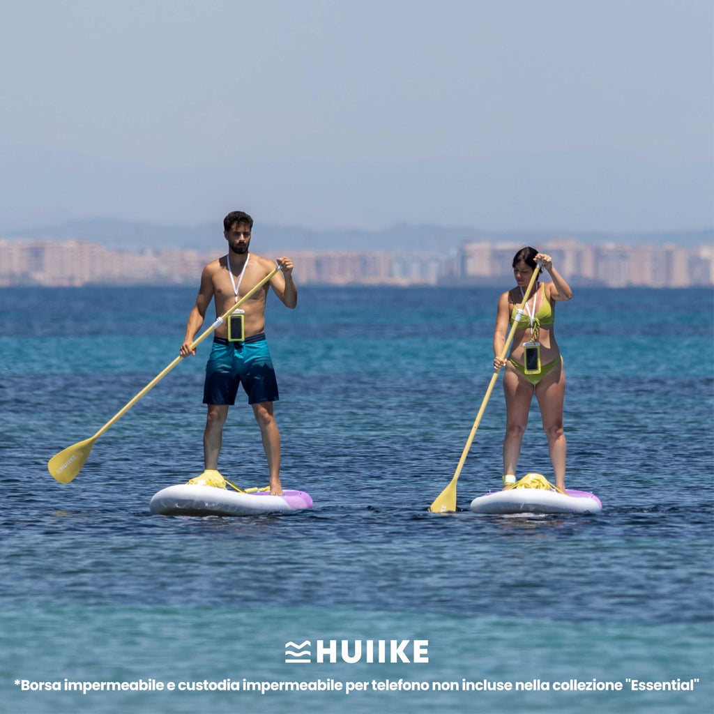HUIIKE Tavola Sup Gonfiabile Adulti con Accessori Inclusi, Pagaia, Pinne, Pompa. Stand Up Paddle Board con Grande Stabilità e Resistenza. 305 x 84 x 15 cm, Carico Massimo 130 kg