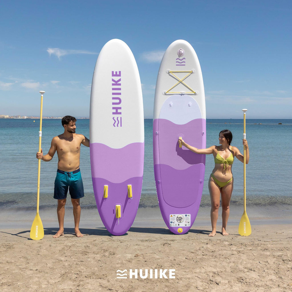 HUIIKE Tavola Sup Gonfiabile Adulti con Accessori Inclusi, Pagaia, Pinne, Pompa. Stand Up Paddle Board con Grande Stabilità e Resistenza. 305 x 84 x 15 cm, Carico Massimo 130 kg