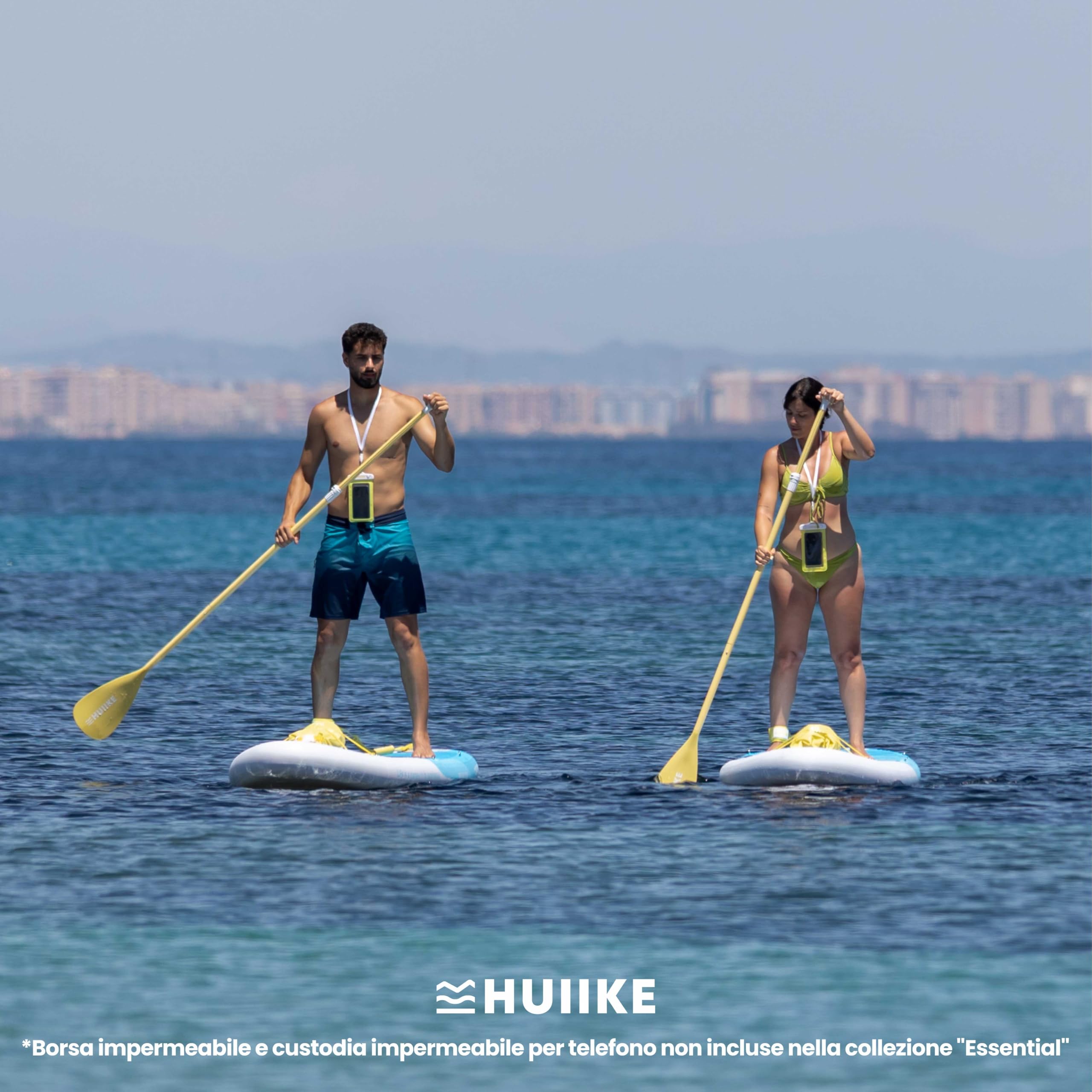 HUIIKE Tavola Sup Gonfiabile Adulti con Accessori Inclusi, Pagaia, Pinne, Pompa. Stand Up Paddle Board con Grande Stabilità e Resistenza. 305 x 84 x 15 cm, Carico Massimo 130 kg