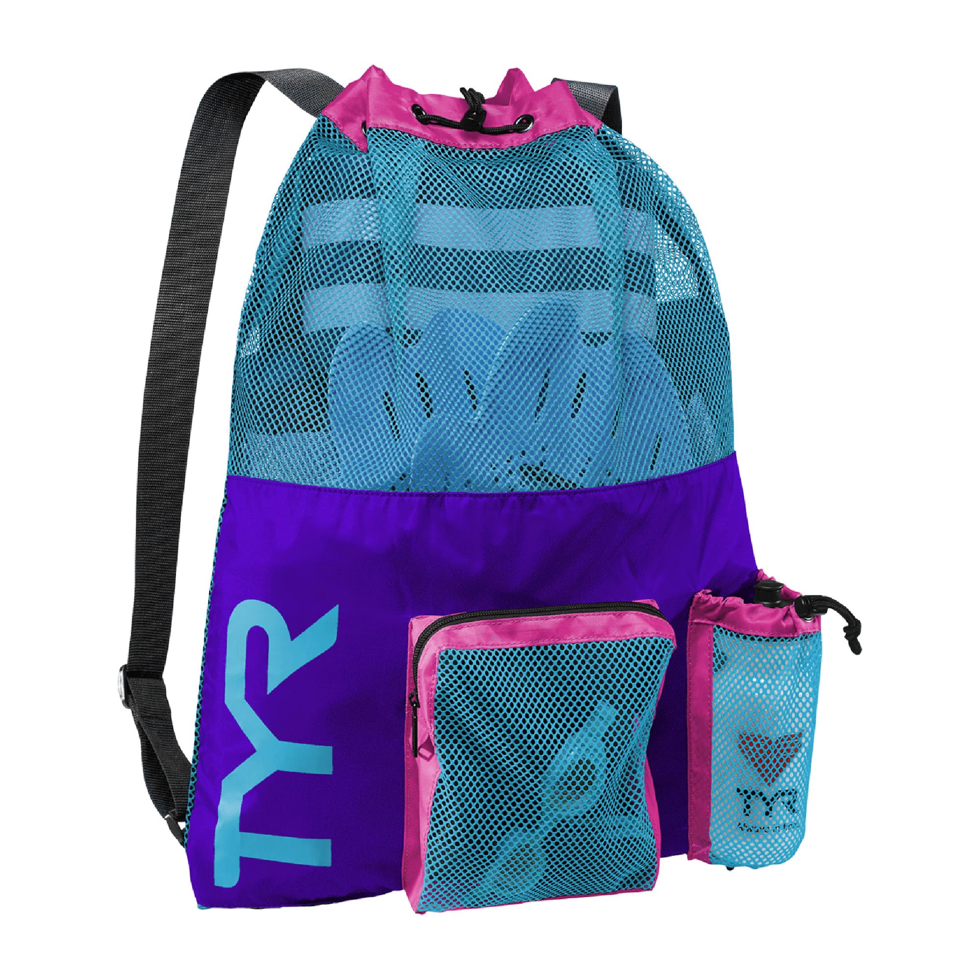 TYR Big Mesh Mummy Sacca a Rete per Piscina Unisex - Adulto (Pacco da 1)