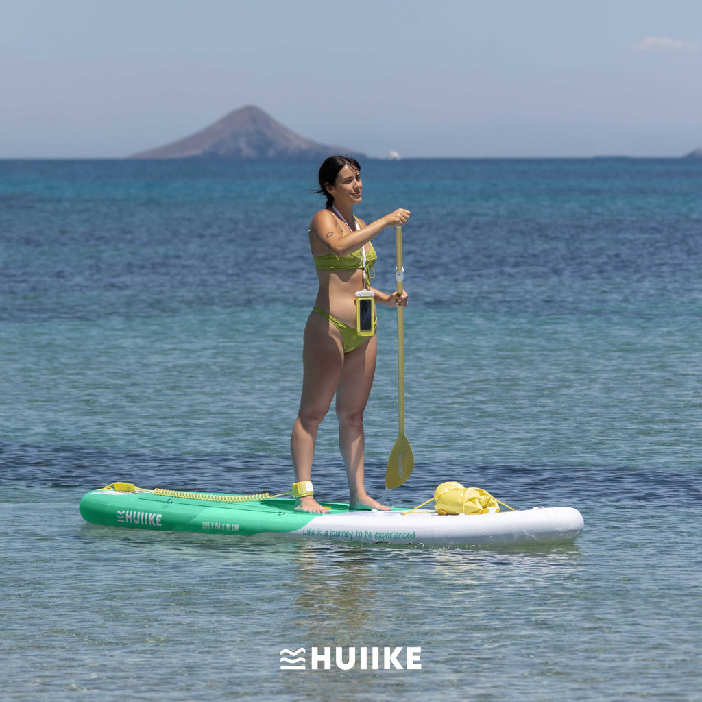 HUIIKE Tavola Sup Gonfiabile Adulti con Accessori Inclusi, Pagaia, Pinne, Pompa. Stand Up Paddle Board con Grande Stabilità e Resistenza. 305 x 84 x 15 cm, Carico Massimo 130 kg
