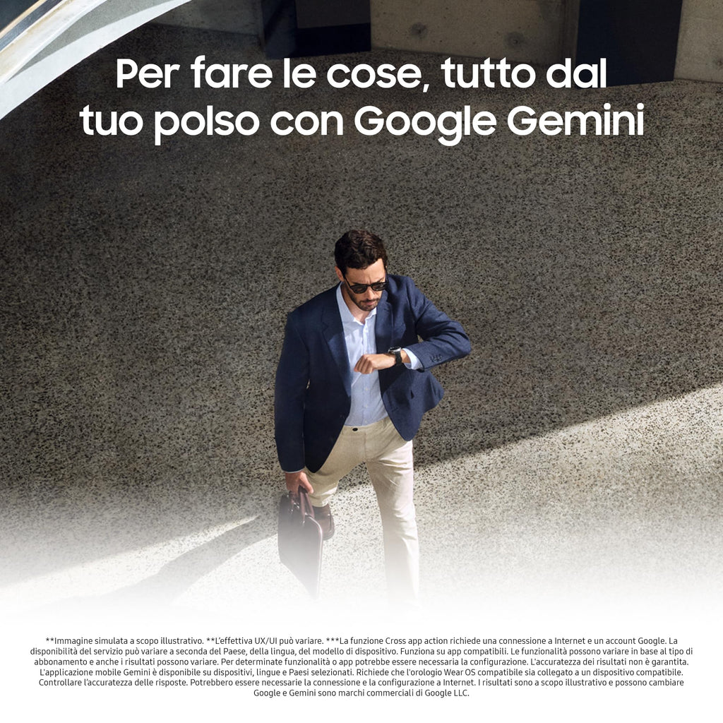 Samsung Galaxy Watch8 Classic (Black, BT, 46mm) Smartwatch Galaxy AI, Design Resistente agli Urti, Ghiera Girevole, Processore 3nm, Monitoraggio Attività Fisica e Sonno, One UI 8 [Versione Italiana]