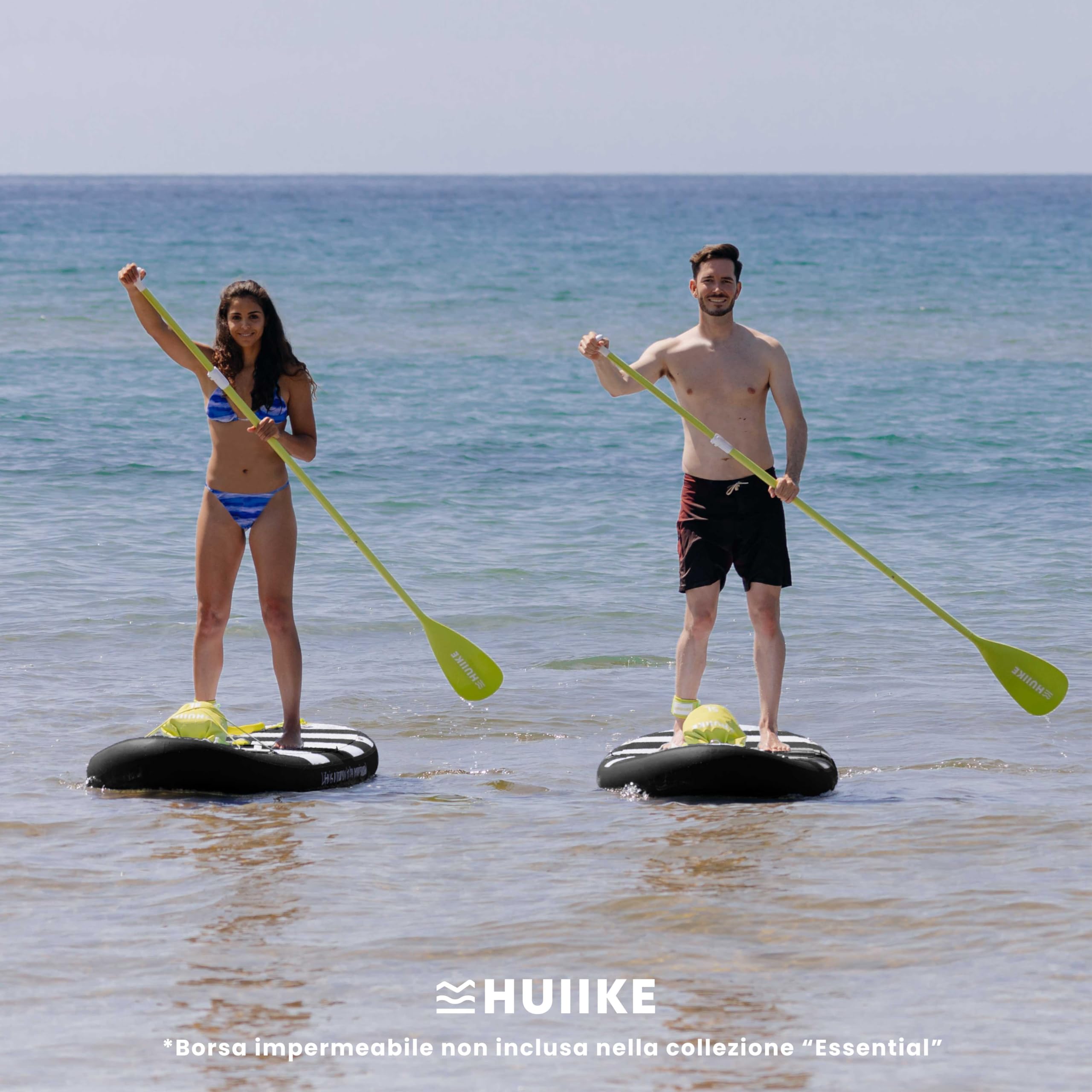 HUIIKE Tavola Sup Gonfiabile Adulti con Accessori Inclusi, Pagaia, Pinne, Pompa. Stand Up Paddle Board con Grande Stabilità e Resistenza. 305 x 84 x 15 cm, Carico Massimo 130 kg