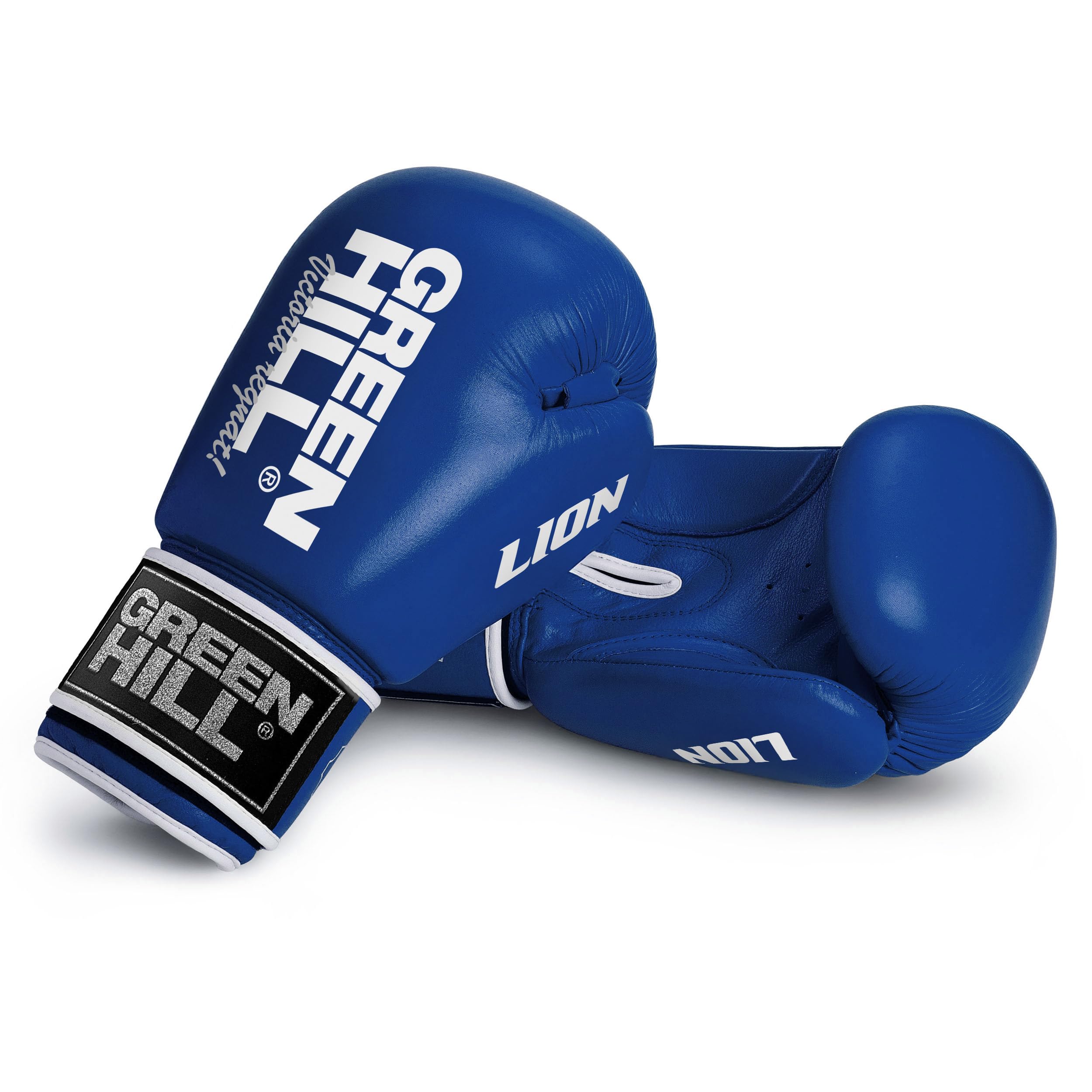 GREEN HILL Guanti Boxe Lion GUANTONI ANTISHOCK Pugilato Pelle