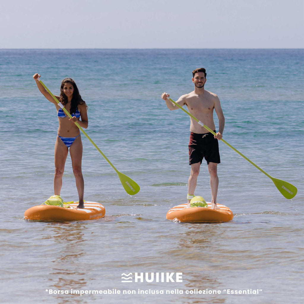 HUIIKE Tavola Sup Gonfiabile Adulti con Accessori Inclusi, Pagaia, Pinne, Pompa. Stand Up Paddle Board con Grande Stabilità e Resistenza. 305 x 84 x 15 cm, Carico Massimo 130 kg