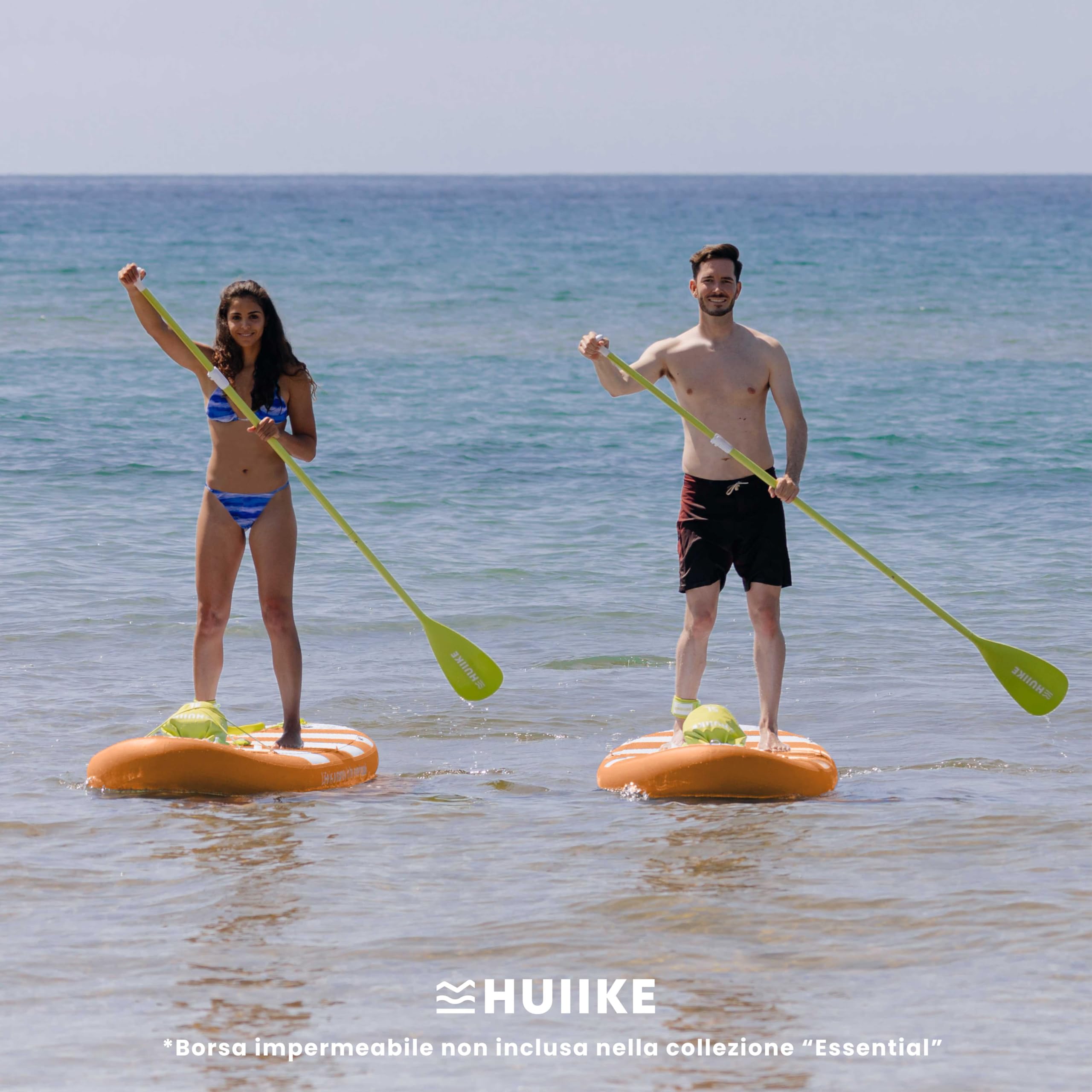 HUIIKE Tavola Sup Gonfiabile Adulti con Accessori Inclusi, Pagaia, Pinne, Pompa. Stand Up Paddle Board con Grande Stabilità e Resistenza. 305 x 84 x 15 cm, Carico Massimo 130 kg