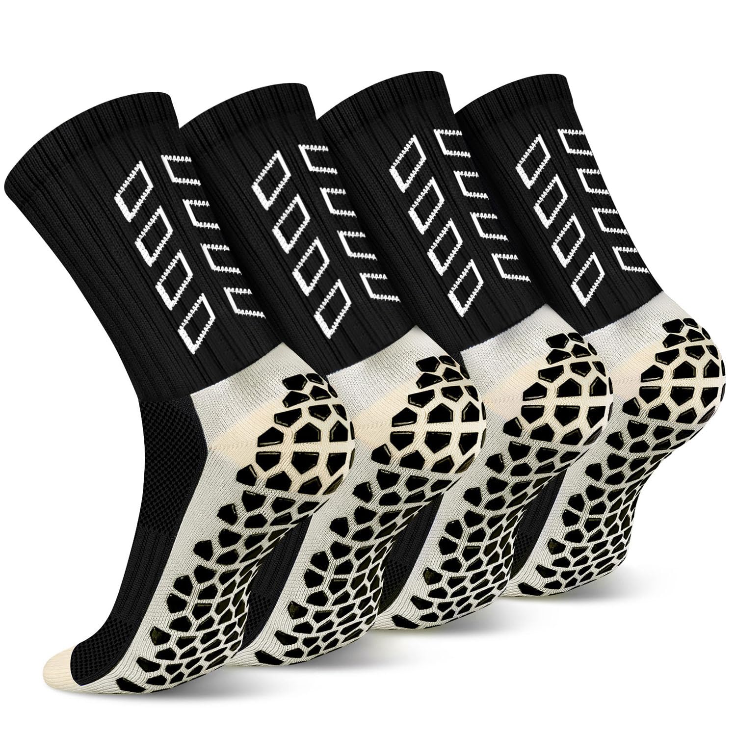Calze Calcio Antiscivolo Uomo 37-45 Calze Antiscivolo Calcio Anti Vesciche Addensare Cotone Calzini Sportivi Donna Traspirante Calzini Grip Calcio per Ciclismo Trekking