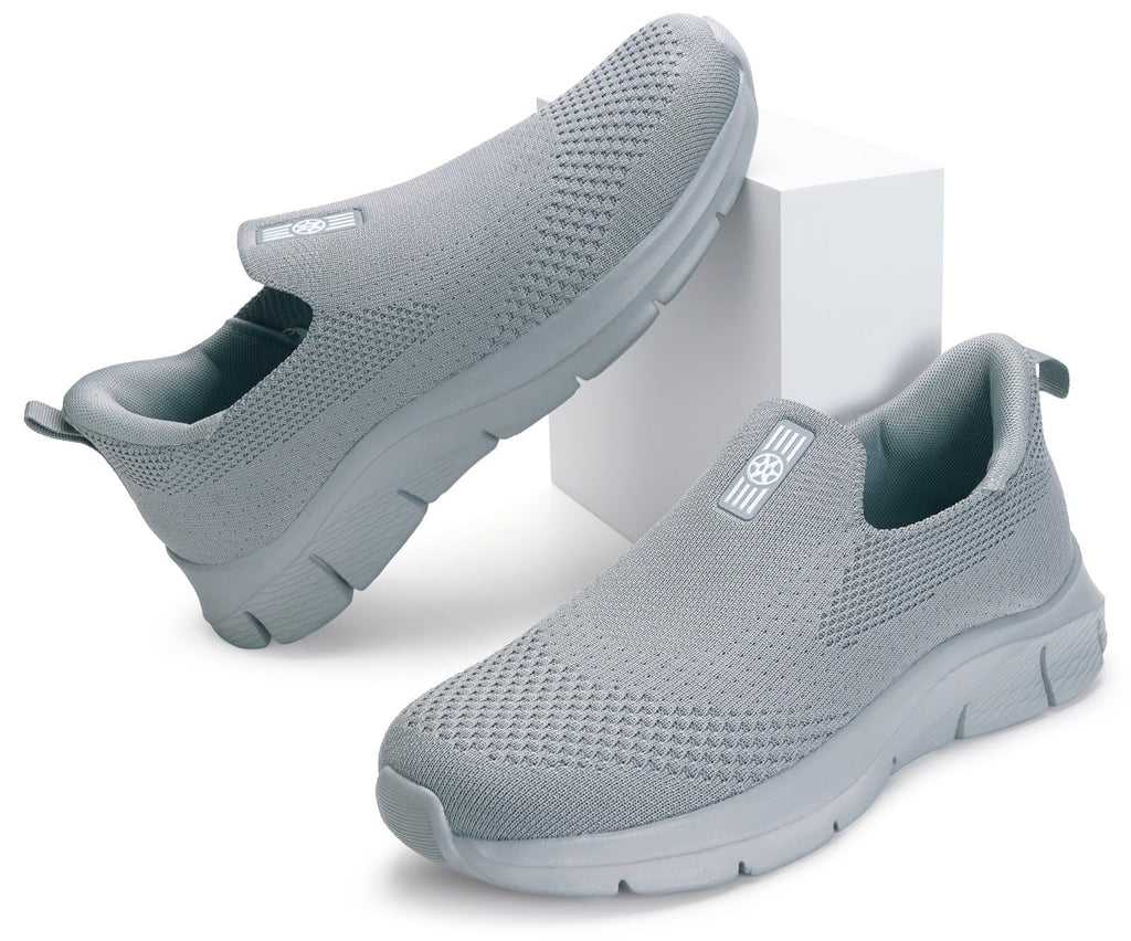 Knit Sneaker Donna Uomo Slips in Scarpe da Camminata da Ginnastica Corsa Sportive Passeggio Casual e Comode 36-46