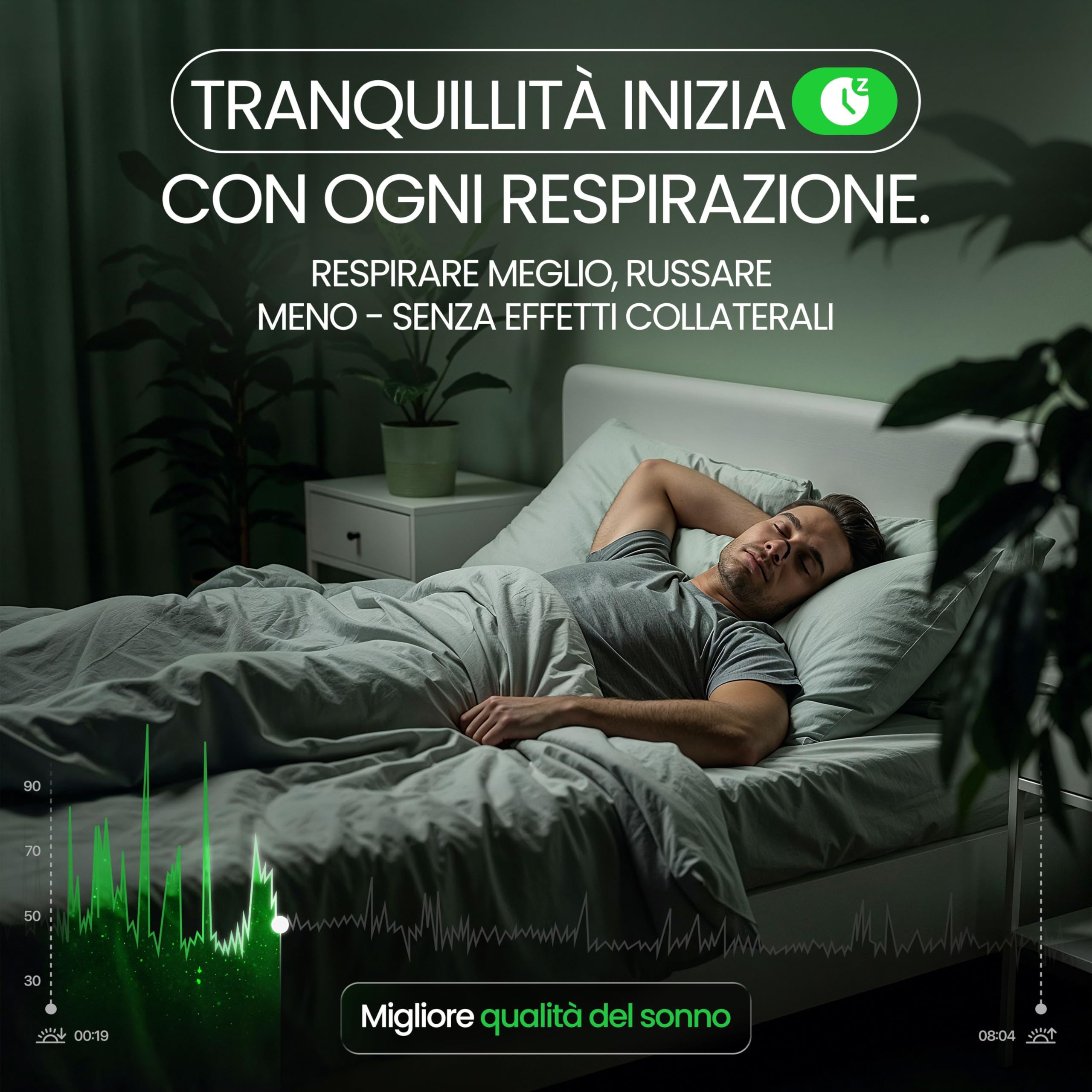 Ellicit Cerotti Nasali, 30 cerotti naso di qualità superiore, cerotti per non russare, tenuta extra per una migliore qualità del sonno, Alivia la congestione nasale, nasal strip [univ.] (Nero)