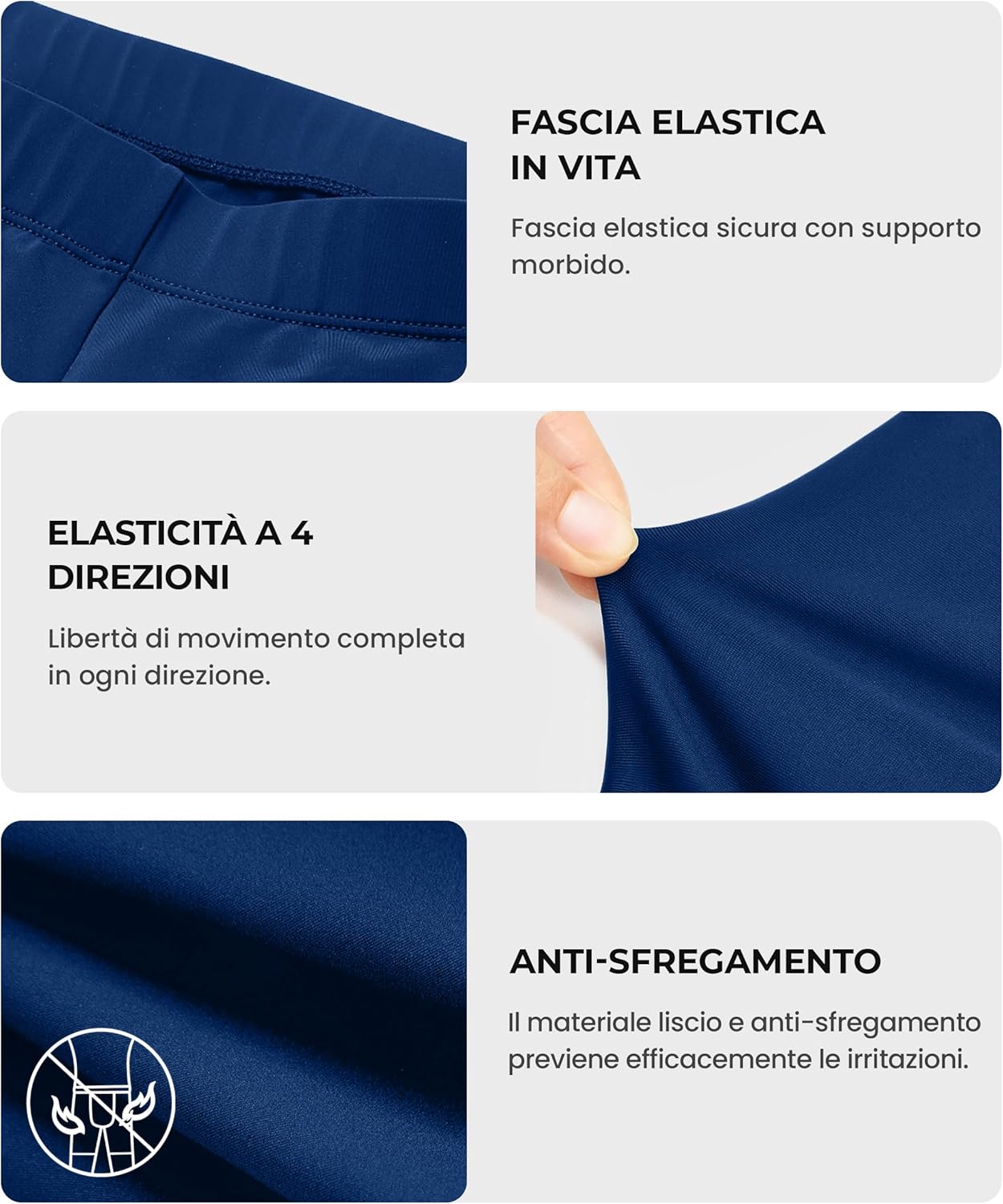 FDX Pantaloncini Ciclismo Uomo Imbottiti 3D, Intimo MTB Traspirante e Asciugatura Rapida, Antiscivolo, Shorts Bici da
