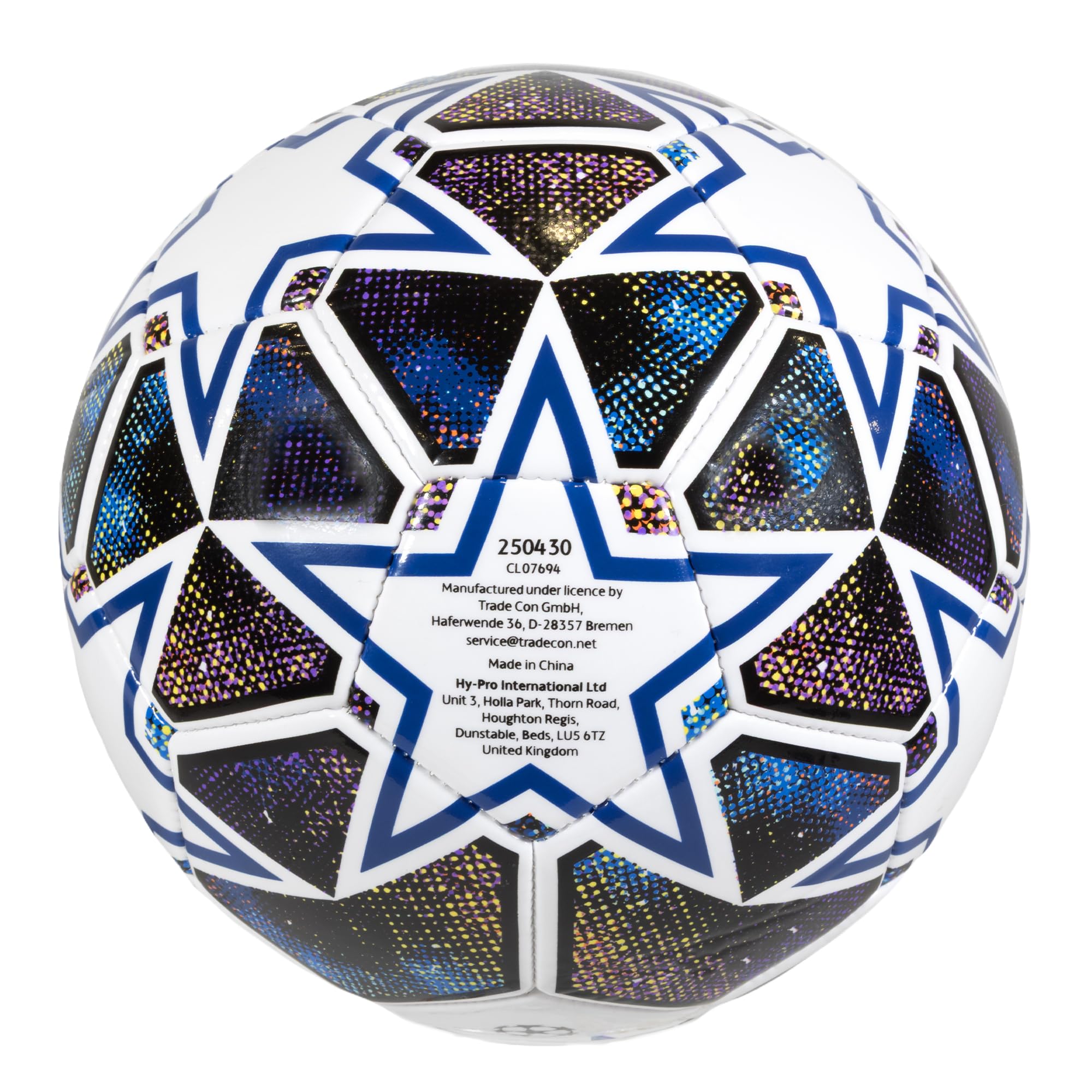 UEFA Champions League Football, Size 5, Officially Licensed, Training, Match, Merchandise, Collectible For Kids and Adults, Great Gift Idea