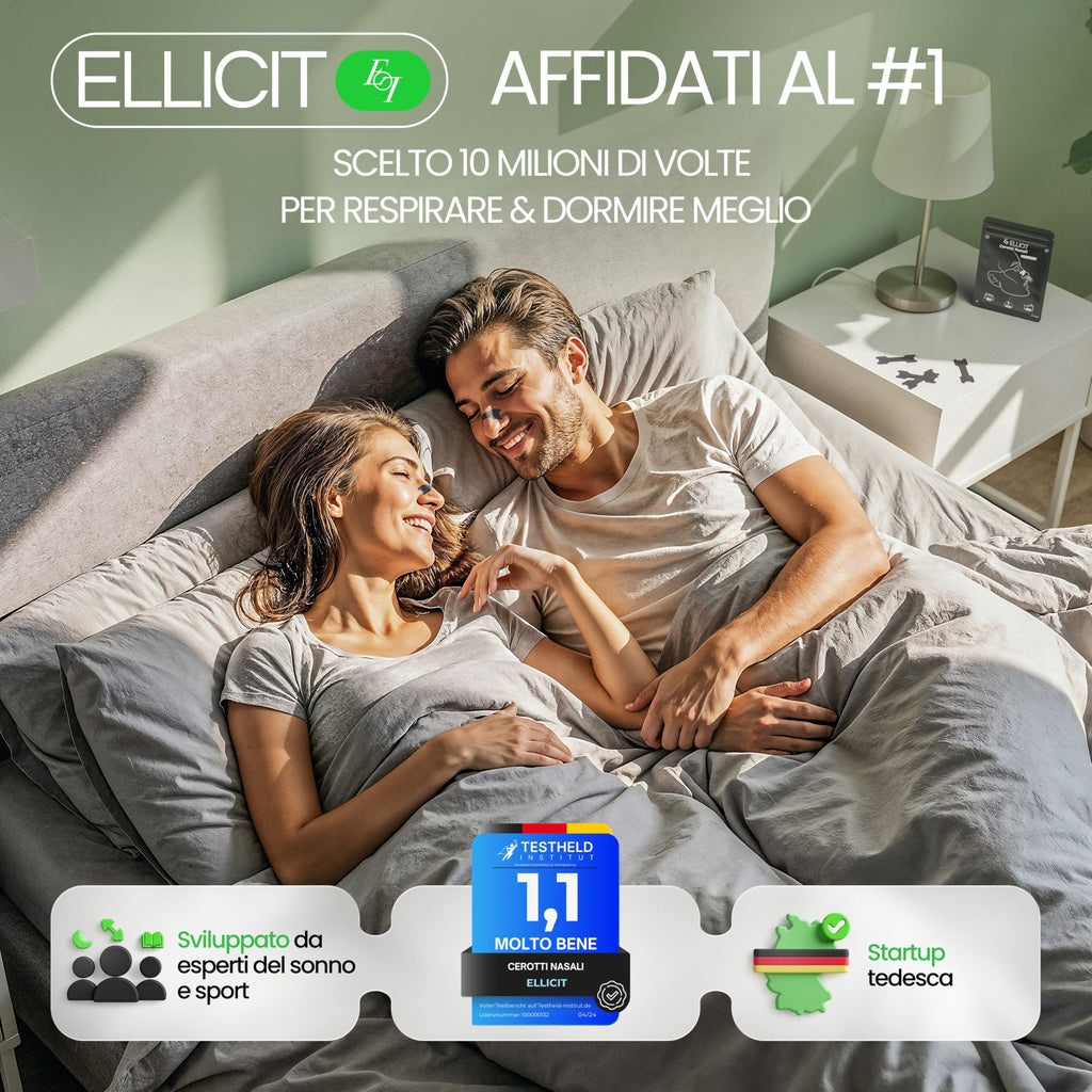 Ellicit Cerotti Nasali, 30 cerotti naso di qualità superiore, cerotti per non russare, tenuta extra per una migliore qualità del sonno, Alivia la congestione nasale, nasal strip [univ.] (Nero)