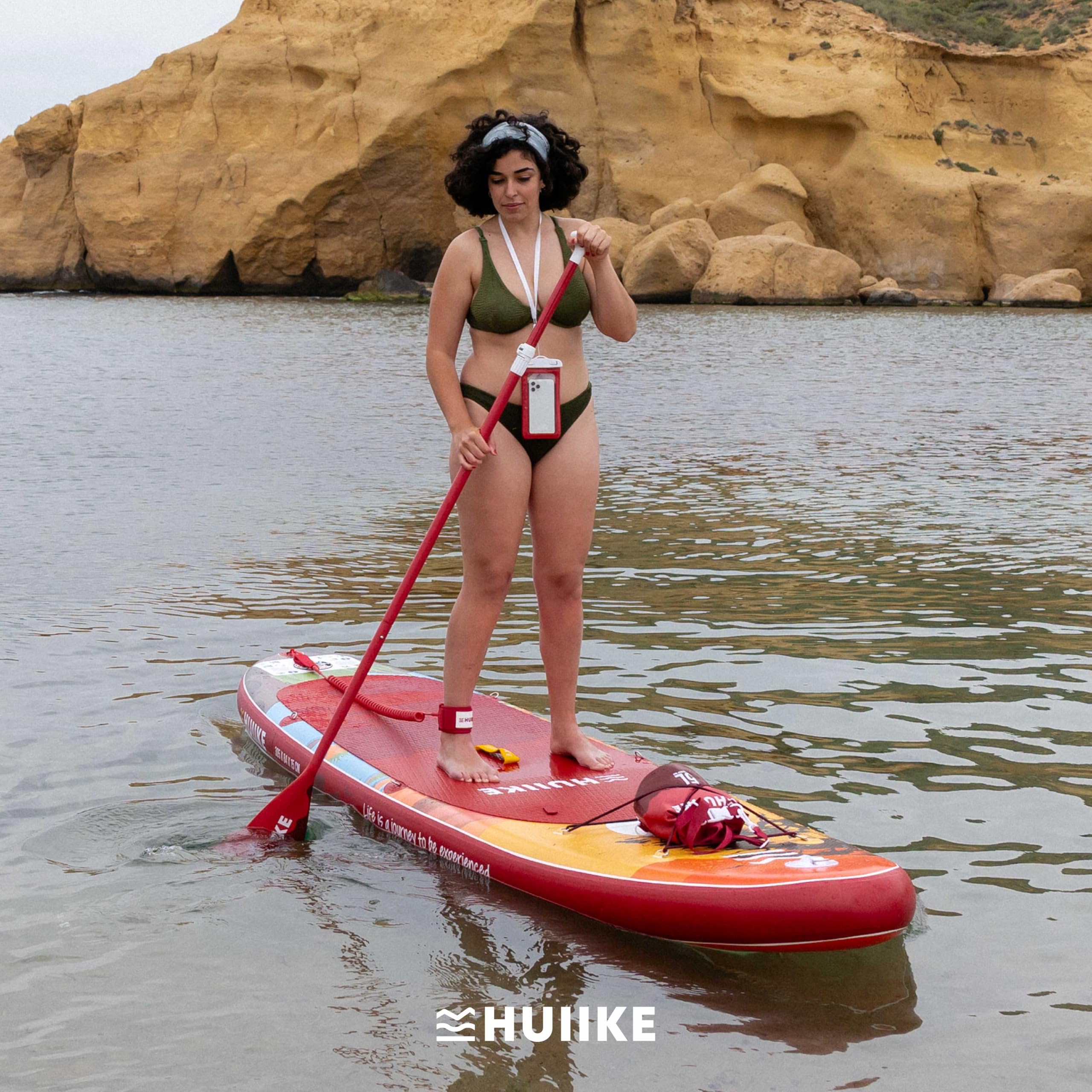HUIIKE Tavola Sup Gonfiabile Adulti con Accessori Inclusi, Pagaia, Pinne, Pompa. Stand Up Paddle Board con Grande Stabilità e Resistenza. 305 x 84 x 15 cm, Carico Massimo 130 kg