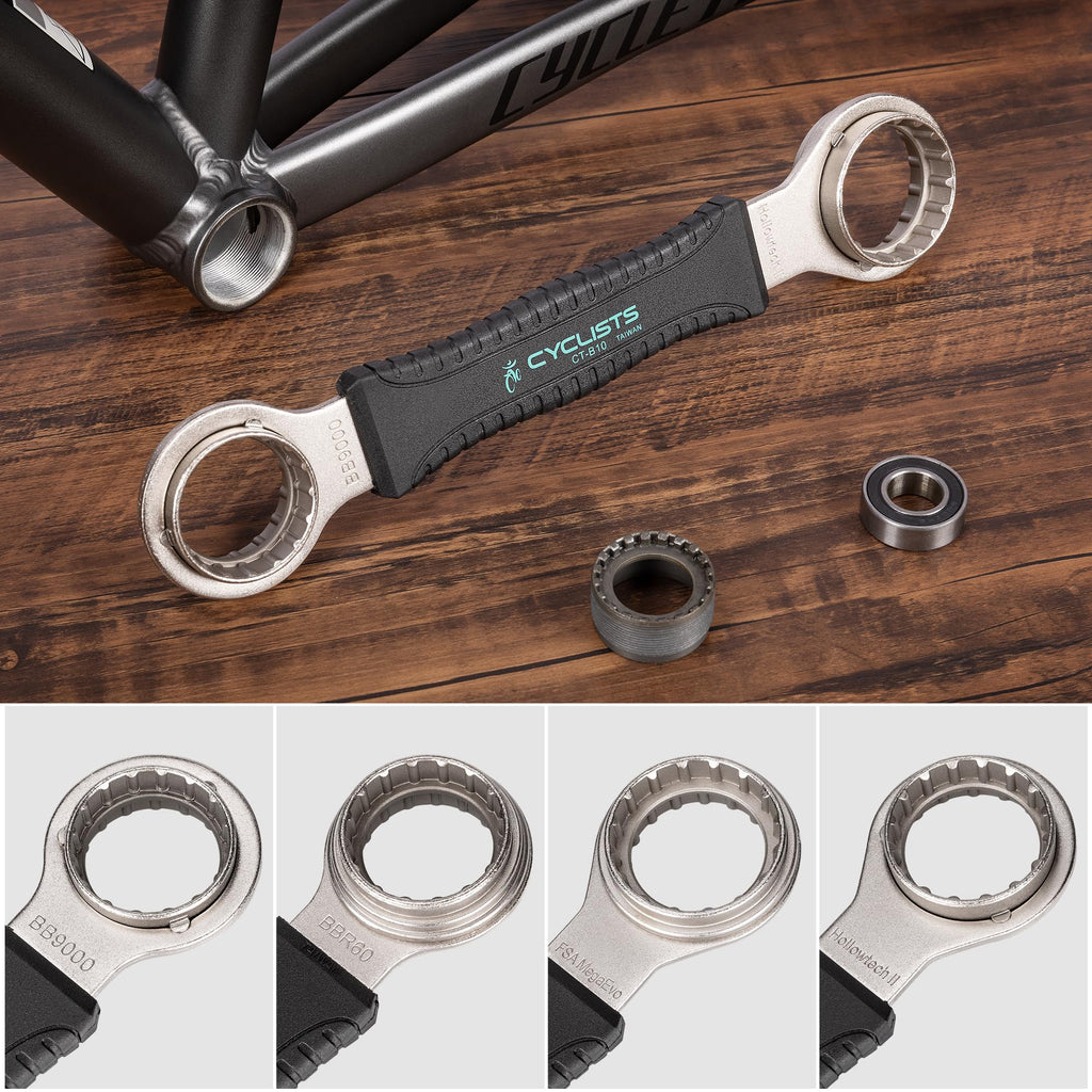 cyclists Kit di Riparazione Bici Portatile, Valigetta Attrezzi per Riparazioni Catene e Pneumatici, Set Completo di Attrezzi per Bici con Custodia per Trasporto