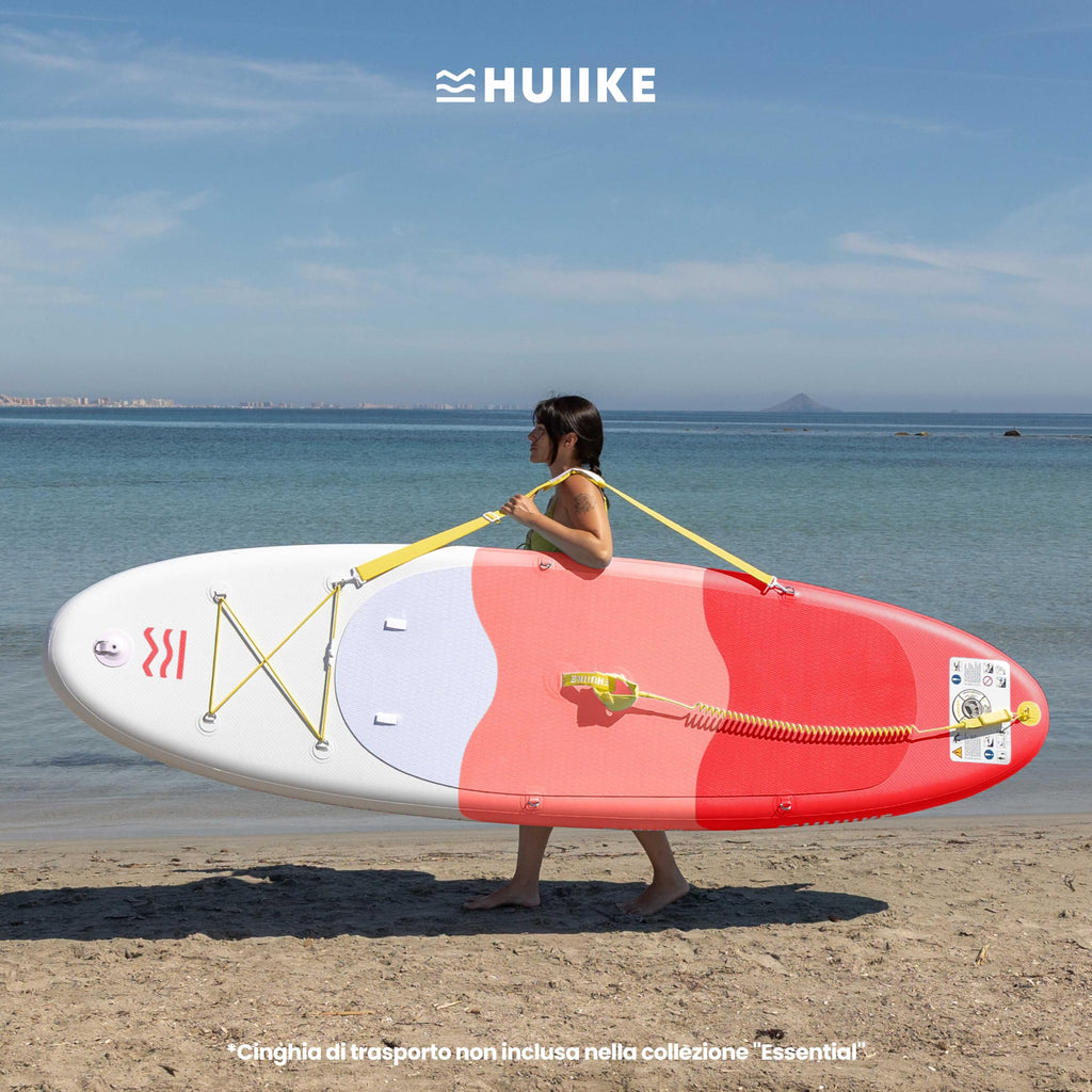 HUIIKE Tavola Sup Gonfiabile Adulti con Accessori Inclusi, Pagaia, Pinne, Pompa. Stand Up Paddle Board con Grande Stabilità e Resistenza. 305 x 84 x 15 cm, Carico Massimo 130 kg