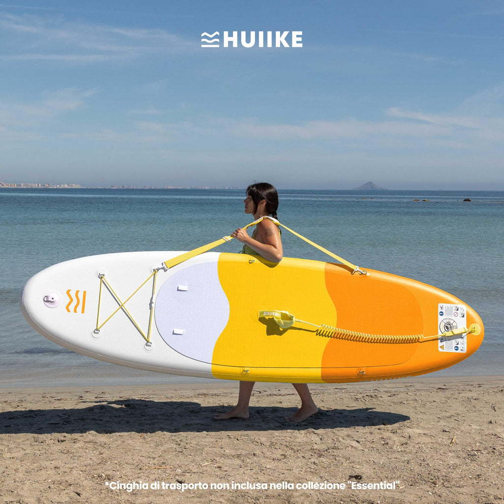 HUIIKE Tavola Sup Gonfiabile Adulti con Accessori Inclusi, Pagaia, Pinne, Pompa. Stand Up Paddle Board con Grande Stabilità e Resistenza. 305 x 84 x 15 cm, Carico Massimo 130 kg