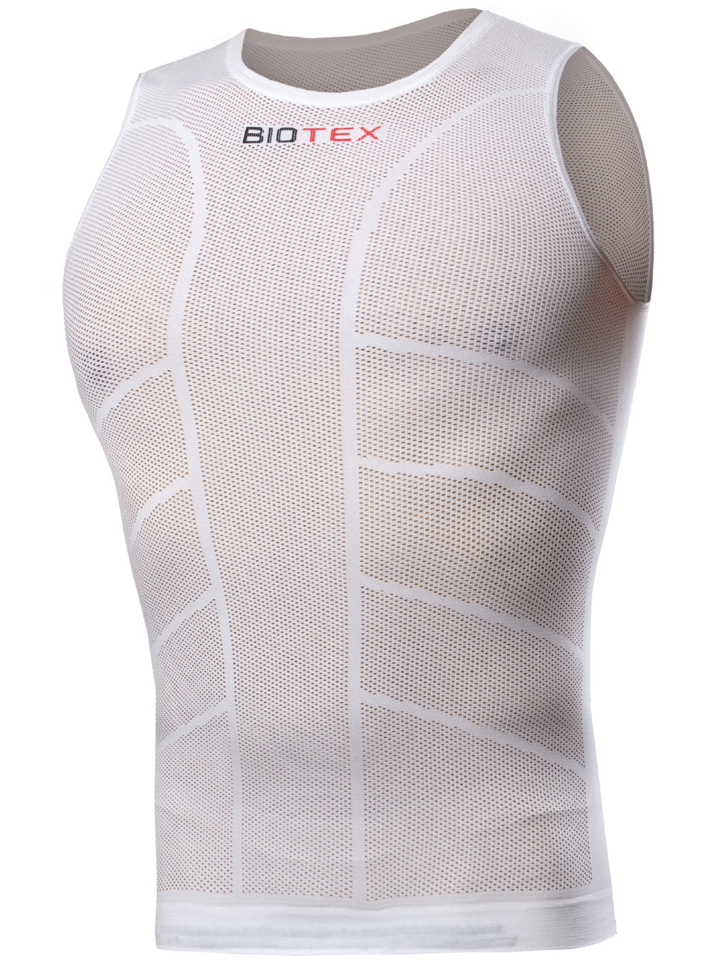 BIOTEX Canotta Rete Sun Traspirante Unisex per Ciclismo e Running, Intimo Tecnico Sportivo Ideale per L'Estate