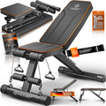 KESSER® Banc de musculation pliable multifonction avec dossier, supporte jusqu'à 500 kg, pour le fitness et l'entraînement
