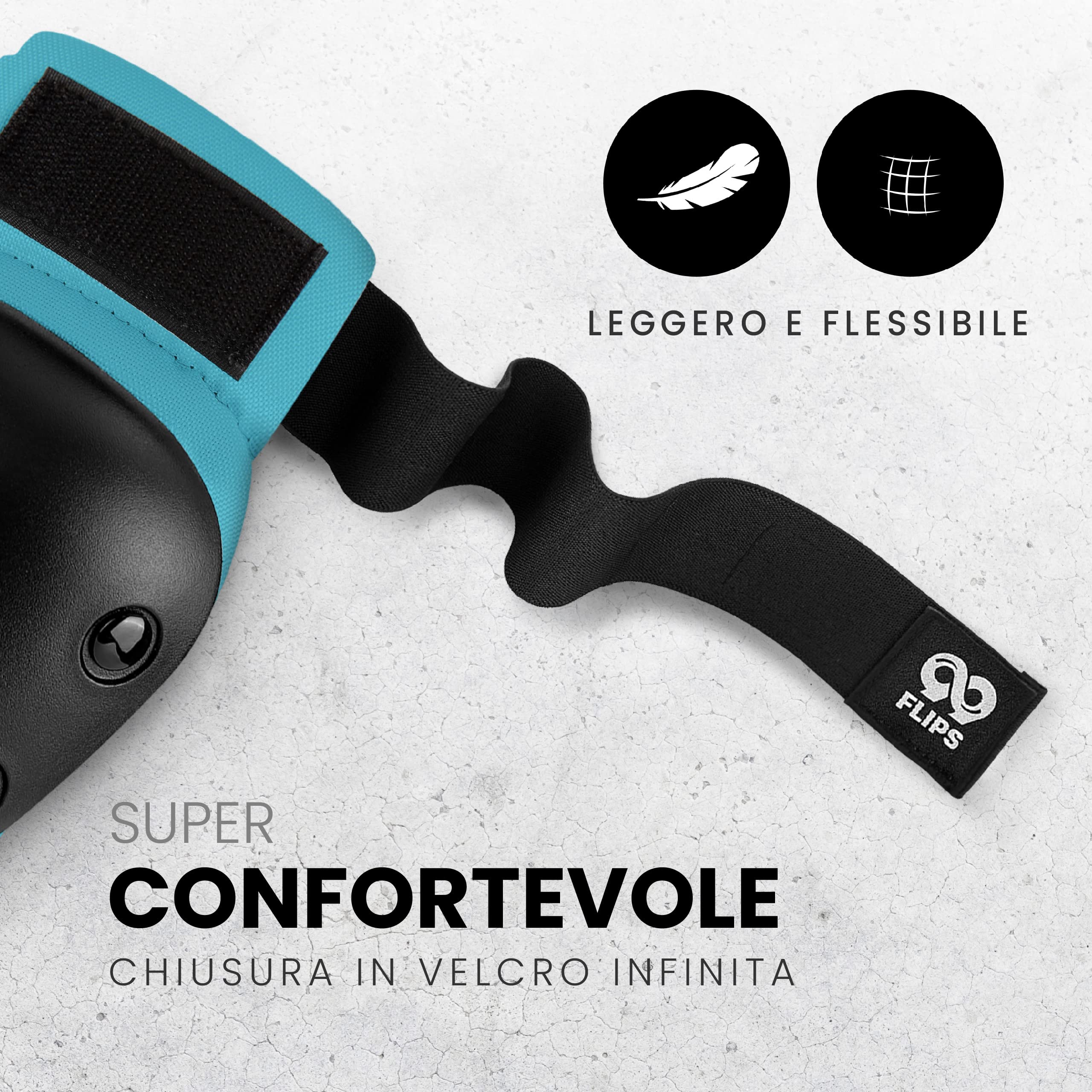 99FLIPS Protezioni Pattini Skateboard Adulto e Giovani - Set di Protezioni da Donna con Ginocchiere e Gomitiere - Protezione Skate