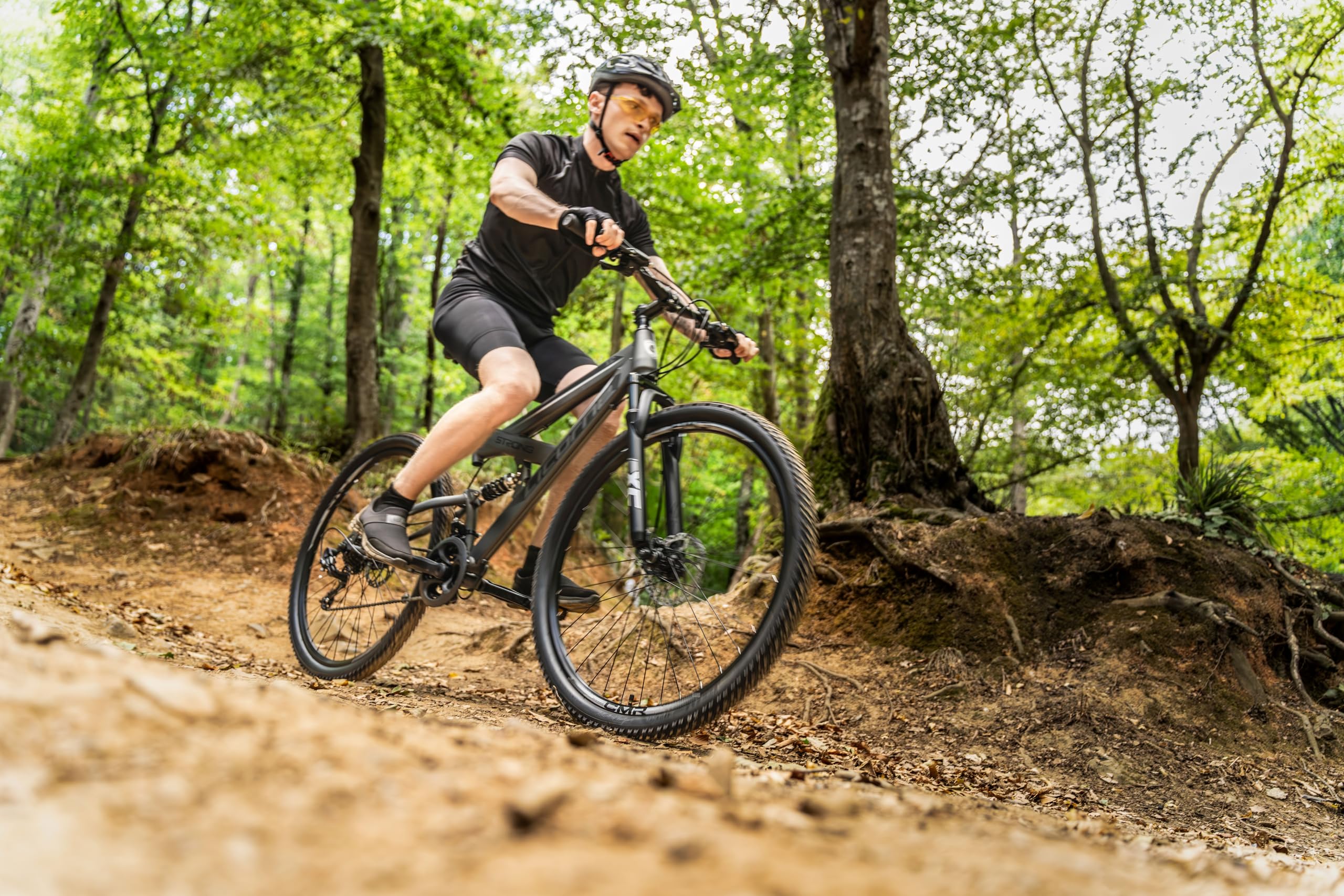 Licorne Bike - VTT Premium Strong 2D 26, 27,5 et 29 pouces, vélo avec freins à disque avant et arrière, 21 vitesses, tout suspendu