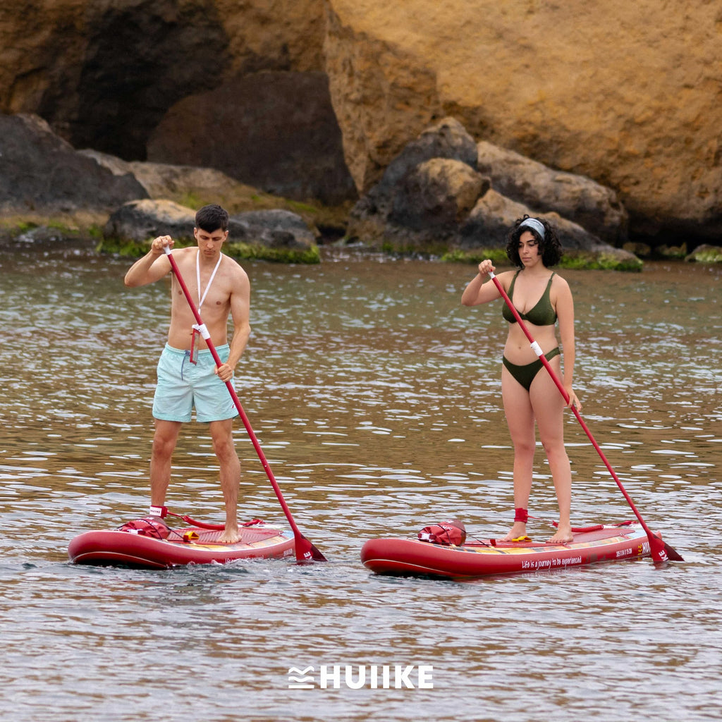 HUIIKE Tavola Sup Gonfiabile Adulti con Accessori Inclusi, Pagaia, Pinne, Pompa. Stand Up Paddle Board con Grande Stabilità e Resistenza. 305 x 84 x 15 cm, Carico Massimo 130 kg