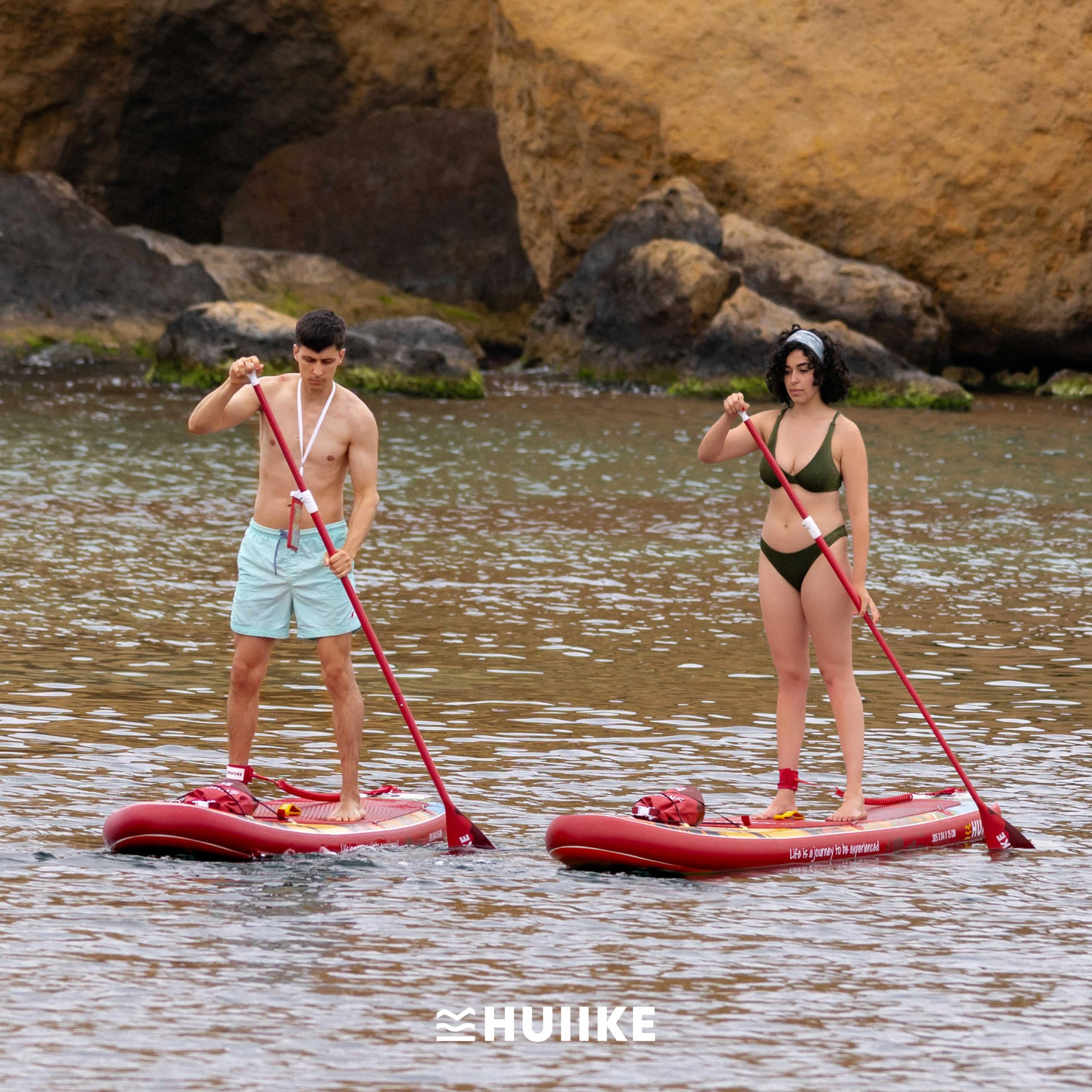 HUIIKE Tavola Sup Gonfiabile Adulti con Accessori Inclusi, Pagaia, Pinne, Pompa. Stand Up Paddle Board con Grande Stabilità e Resistenza. 305 x 84 x 15 cm, Carico Massimo 130 kg