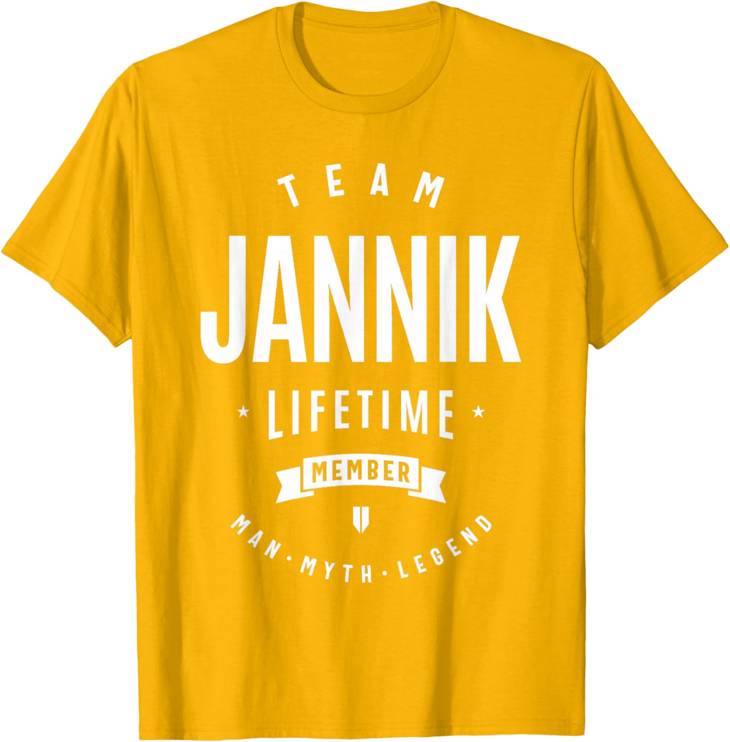 Team Jannik Lifetime Member Nome Divertente Jannik Maglietta