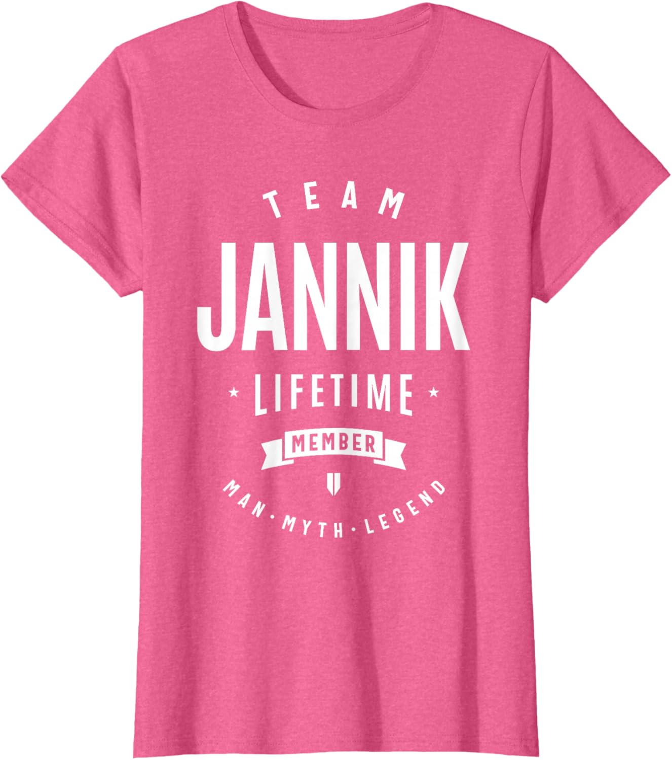 Team Jannik Lifetime Member Nome Divertente Jannik Maglietta