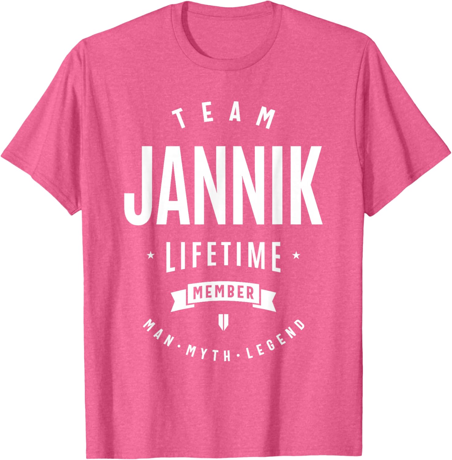 Team Jannik Lifetime Member Nome Divertente Jannik Maglietta