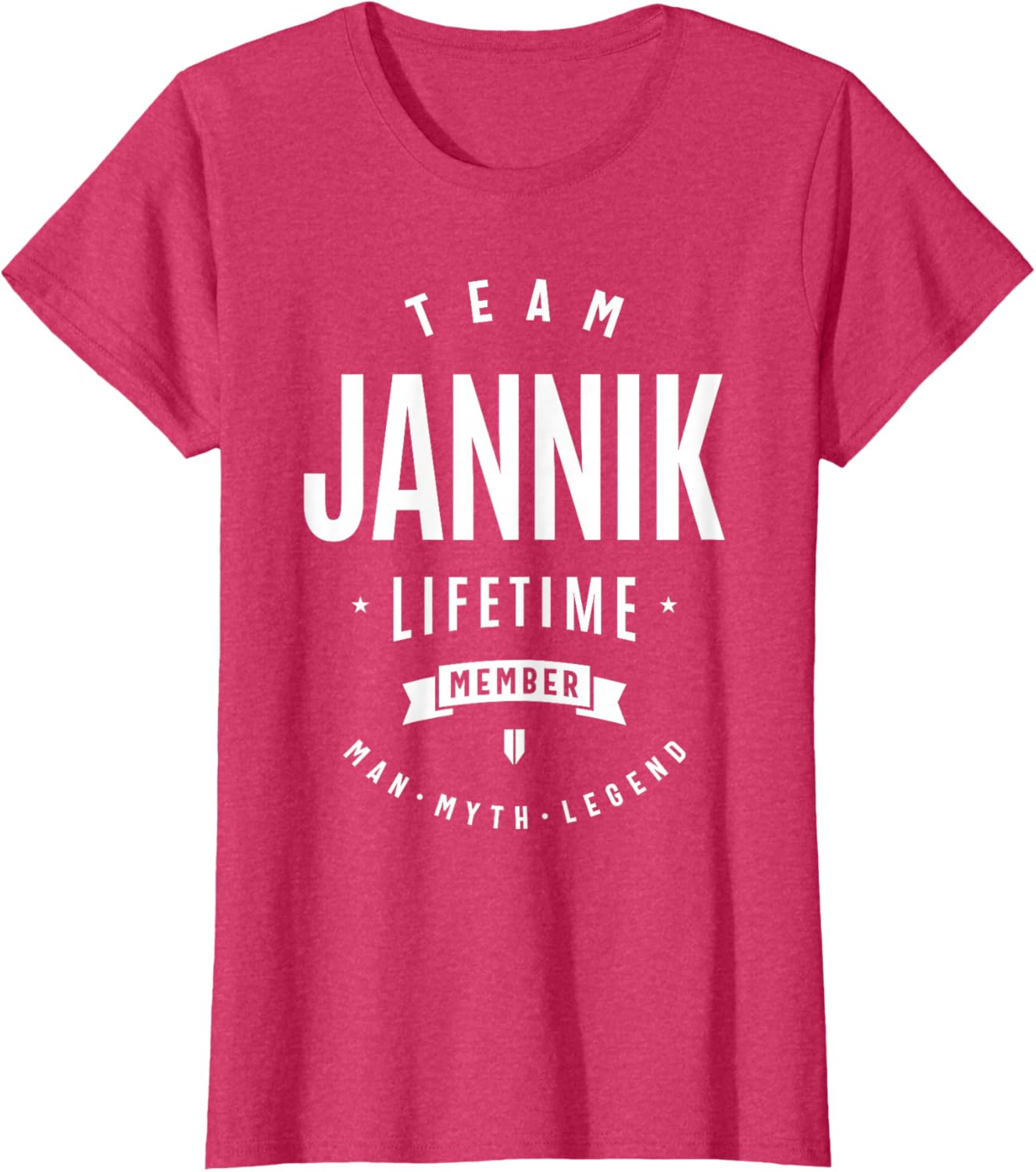 Team Jannik Lifetime Member Nome Divertente Jannik Maglietta
