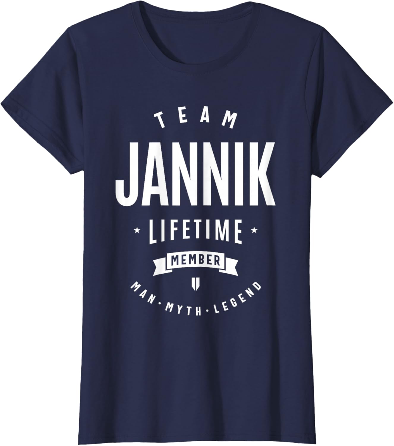 Team Jannik Lifetime Member Nome Divertente Jannik Maglietta