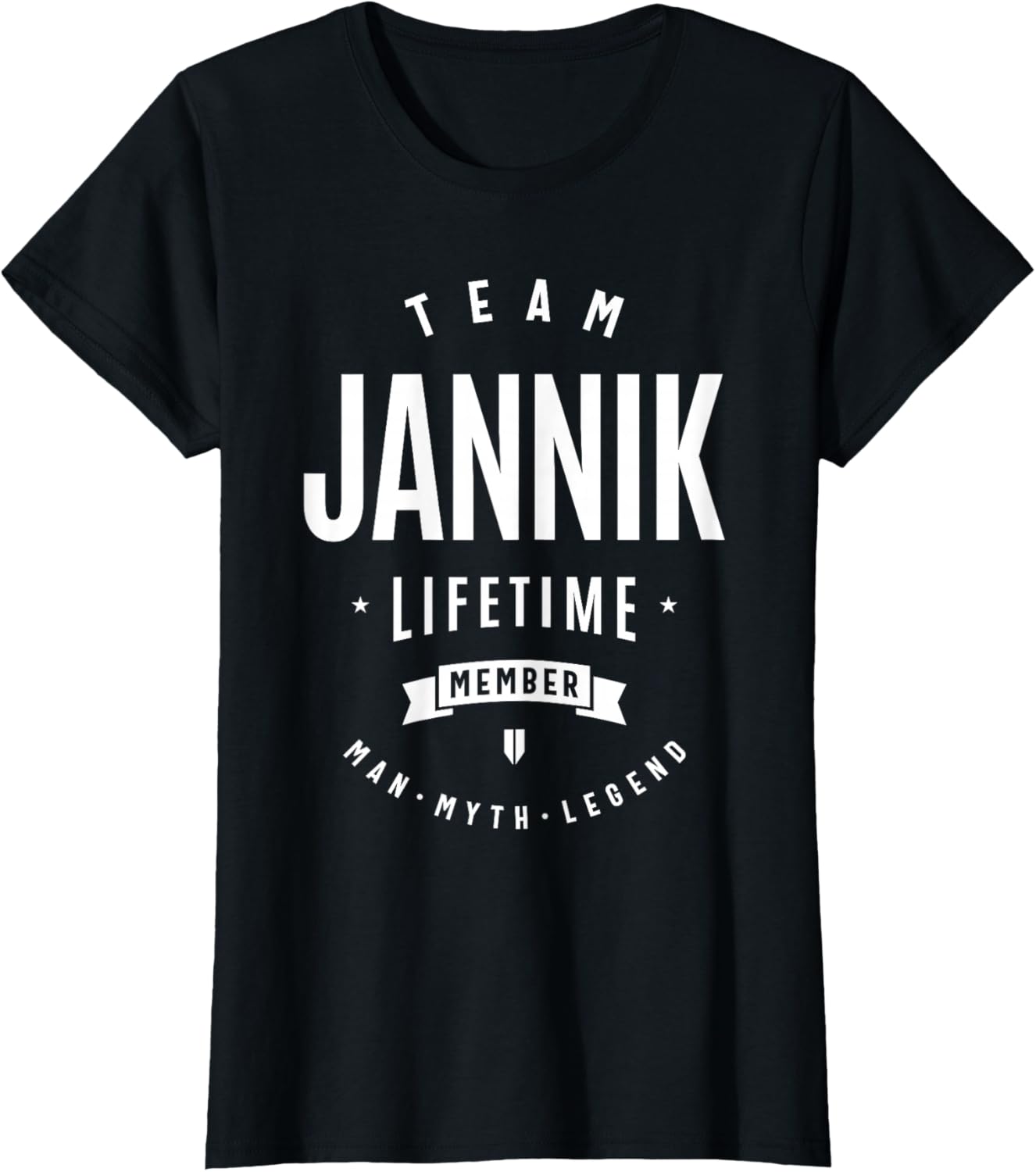 Team Jannik Lifetime Member Nome Divertente Jannik Maglietta