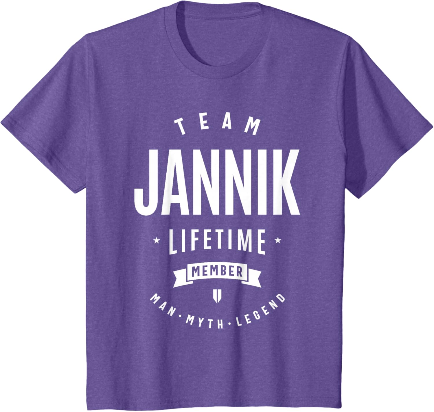 Team Jannik Lifetime Member Nome Divertente Jannik Maglietta