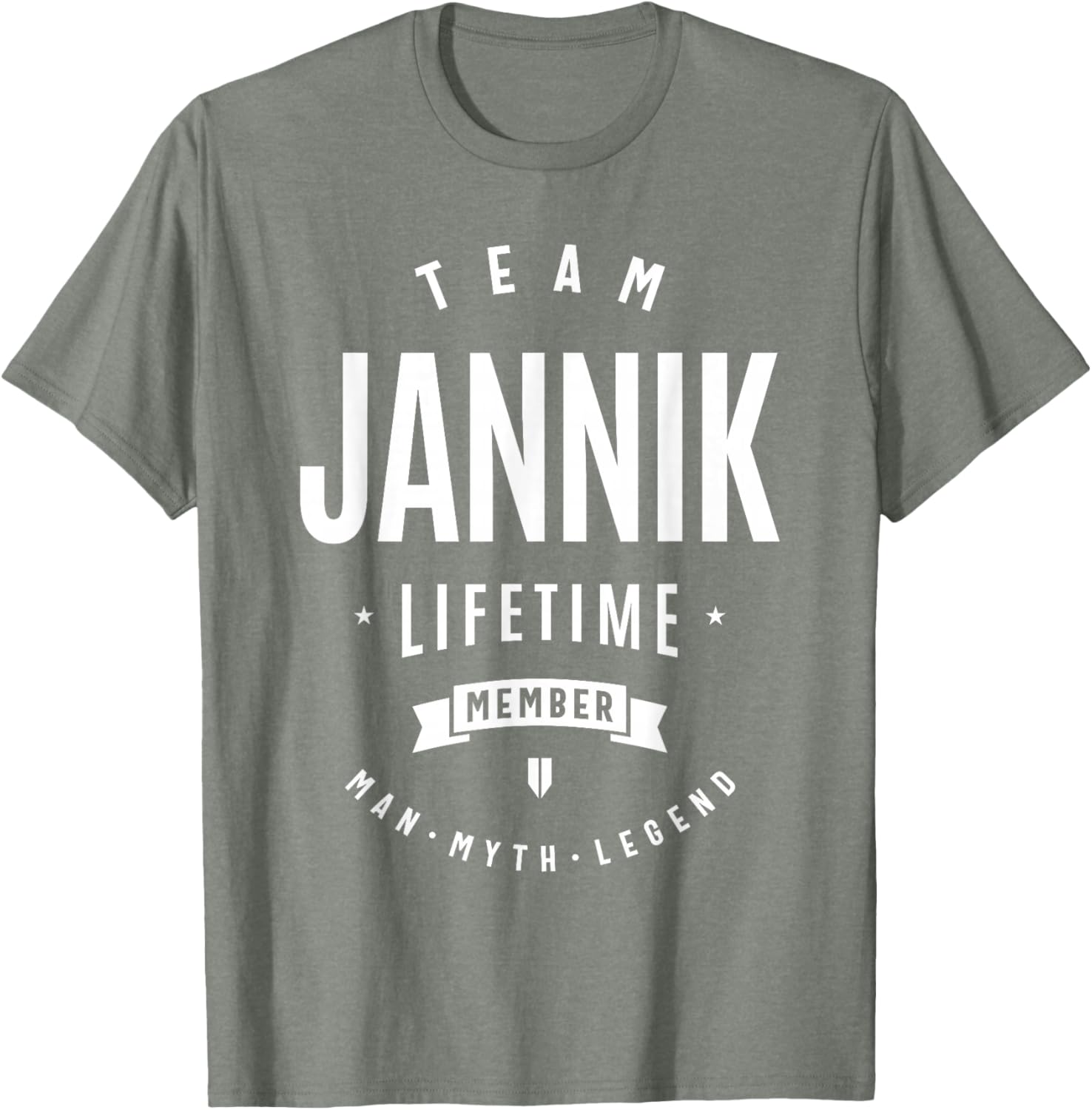 Team Jannik Lifetime Member Nome Divertente Jannik Maglietta