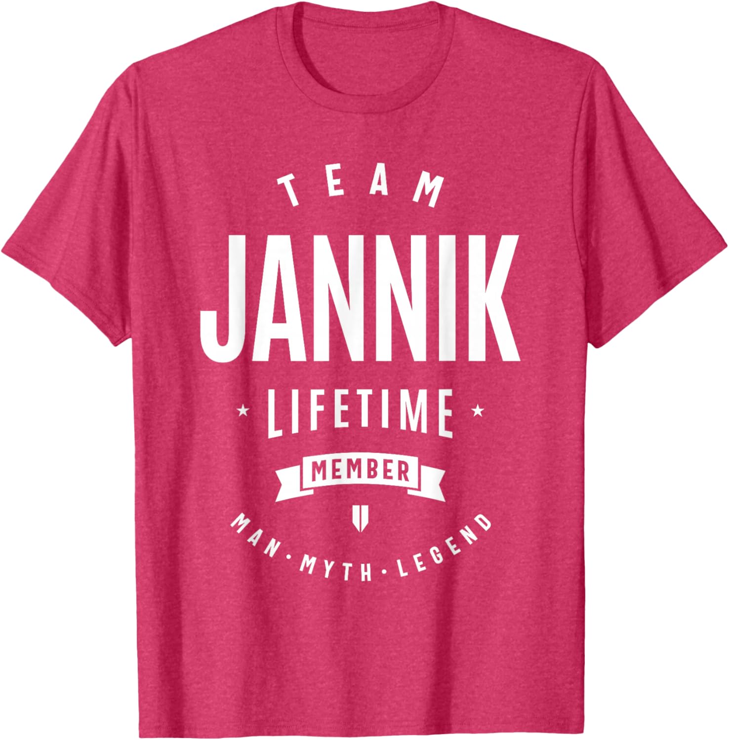 Team Jannik Lifetime Member Nome Divertente Jannik Maglietta