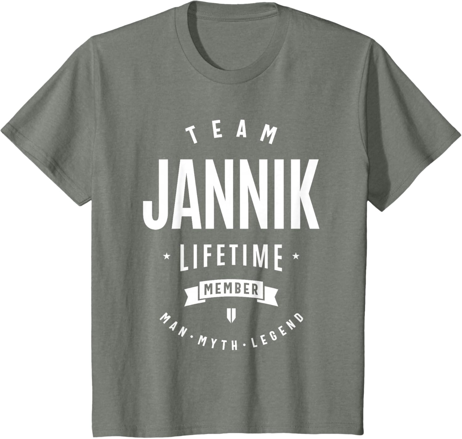 Team Jannik Lifetime Member Nome Divertente Jannik Maglietta