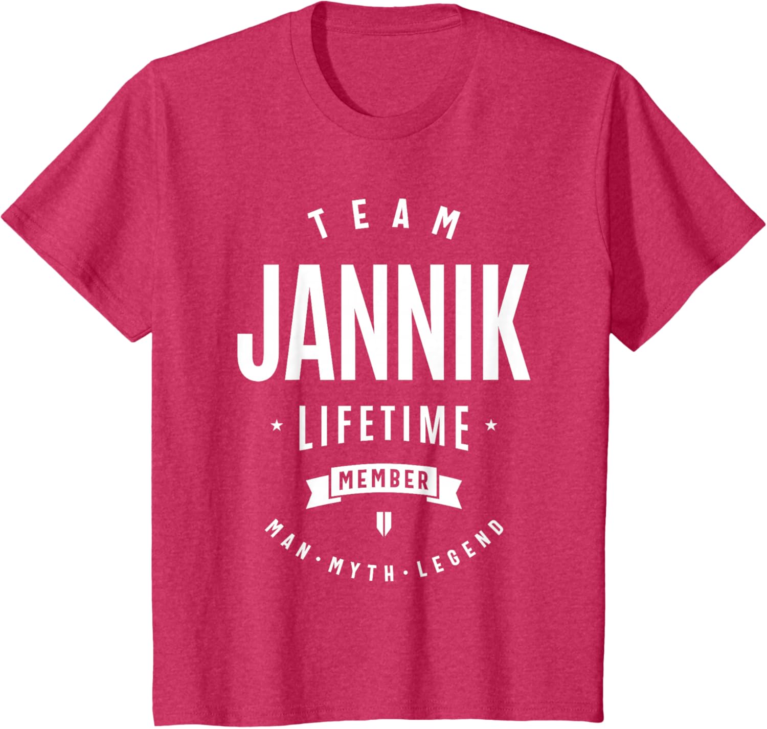 Team Jannik Lifetime Member Nome Divertente Jannik Maglietta