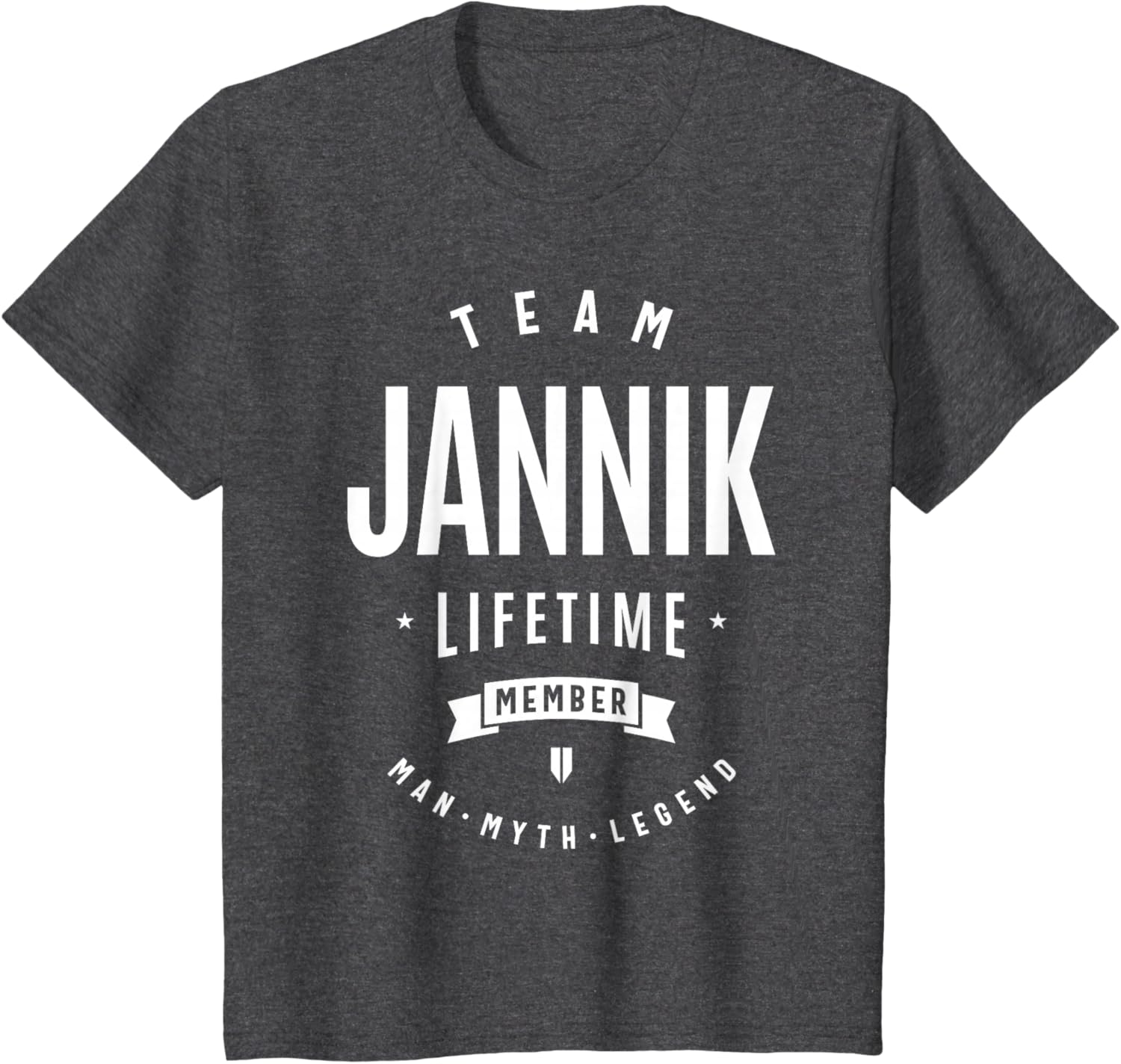 Team Jannik Lifetime Member Nome Divertente Jannik Maglietta