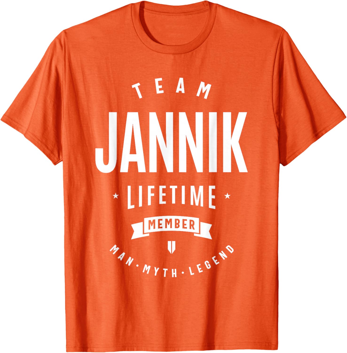 Team Jannik Lifetime Member Nome Divertente Jannik Maglietta