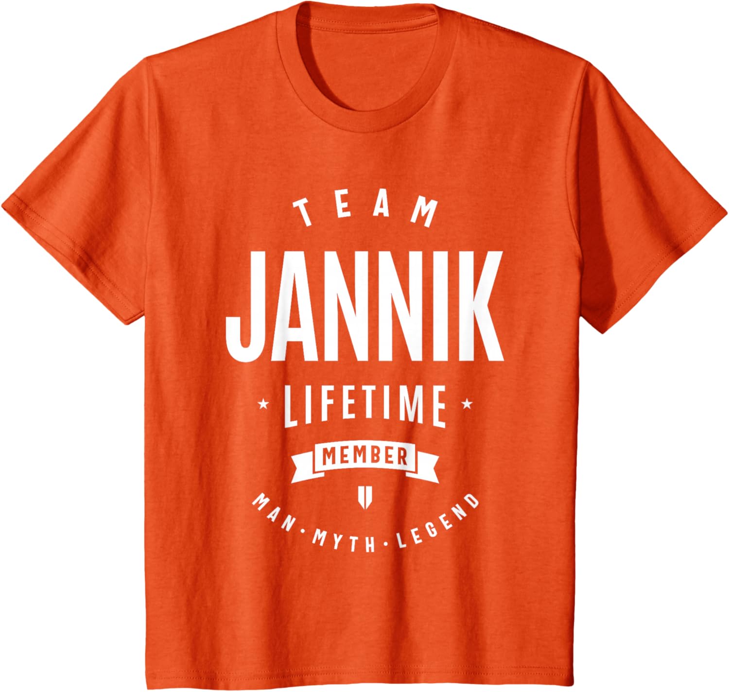 Team Jannik Lifetime Member Nome Divertente Jannik Maglietta