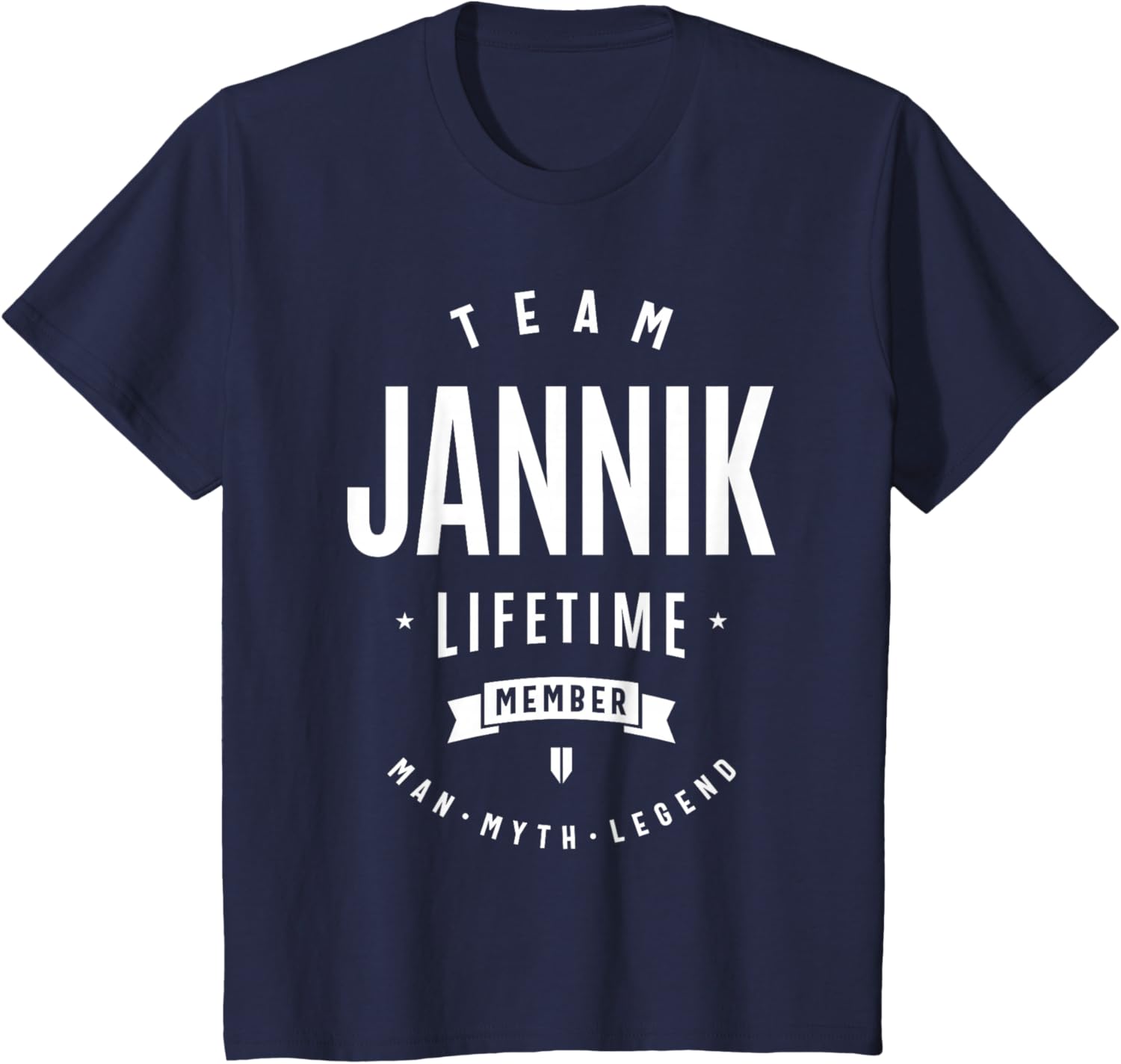 Team Jannik Lifetime Member Nome Divertente Jannik Maglietta