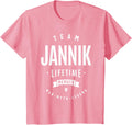 Team Jannik Lifetime Member Nome Divertente Jannik Maglietta