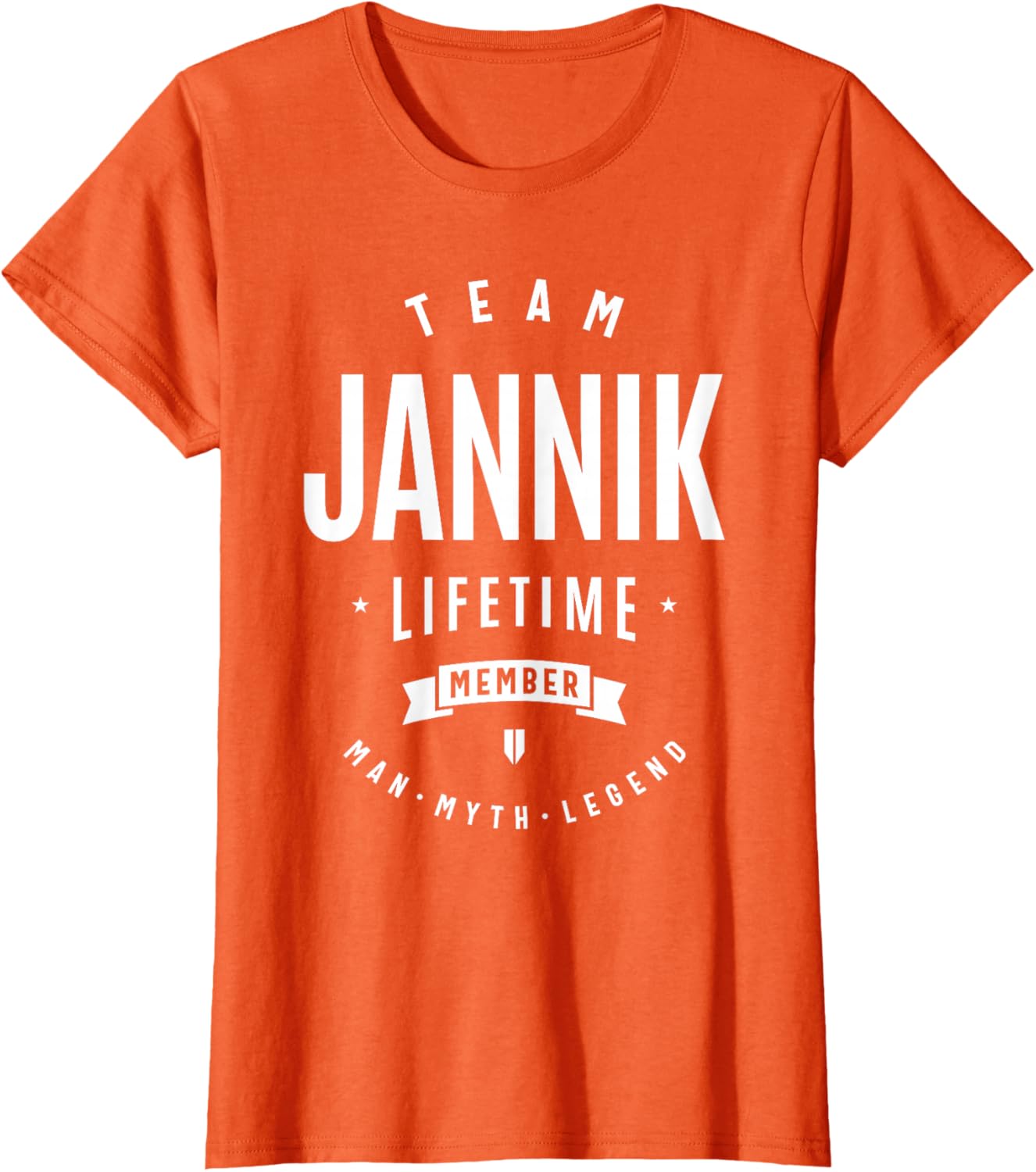 Team Jannik Lifetime Member Nome Divertente Jannik Maglietta