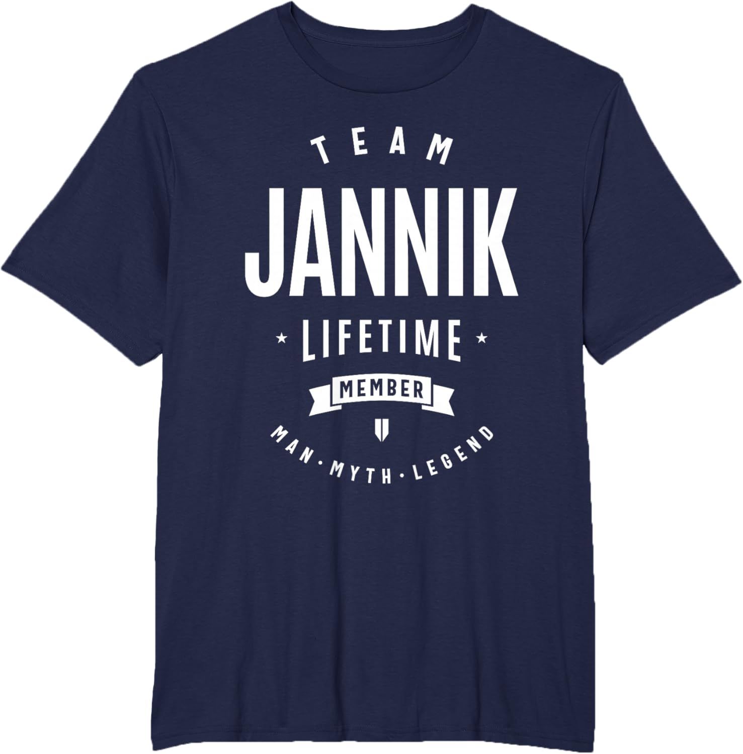 Team Jannik Lifetime Member Nome Divertente Jannik Maglietta