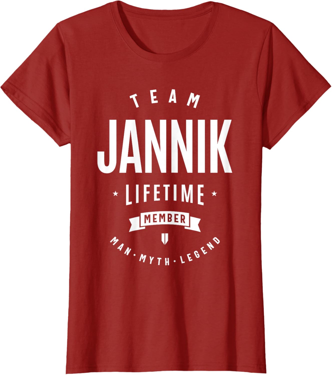 Team Jannik Lifetime Member Nome Divertente Jannik Maglietta