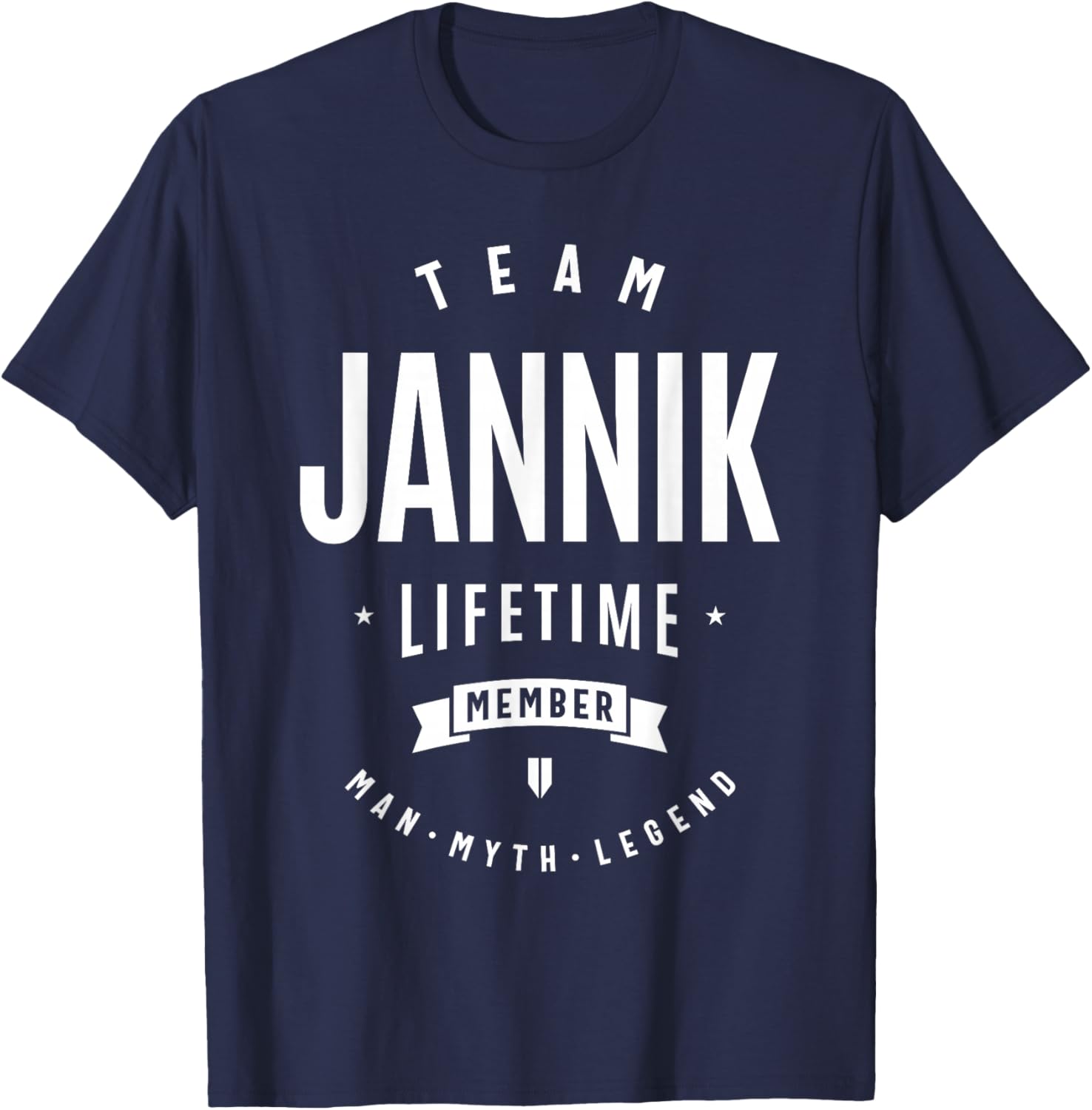 Team Jannik Lifetime Member Nome Divertente Jannik Maglietta