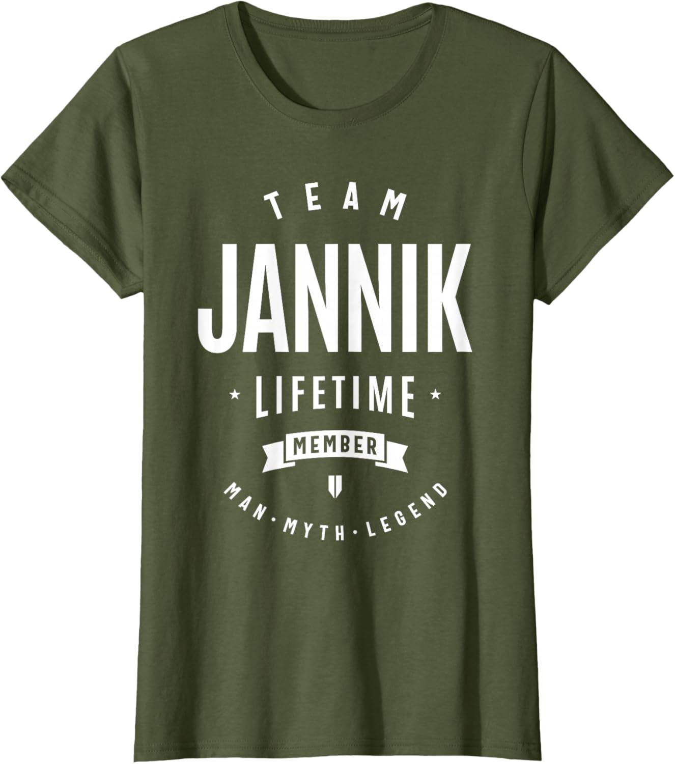 Team Jannik Lifetime Member Nome Divertente Jannik Maglietta