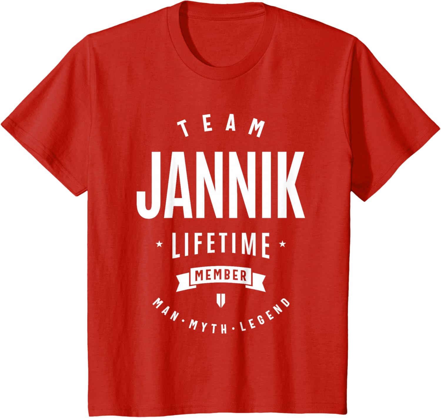 Team Jannik Lifetime Member Nome Divertente Jannik Maglietta