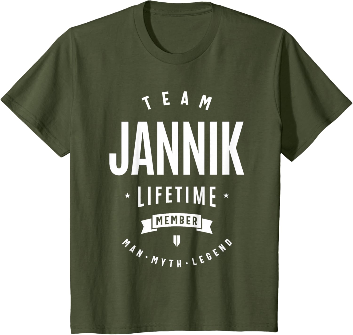 Team Jannik Lifetime Member Nome Divertente Jannik Maglietta